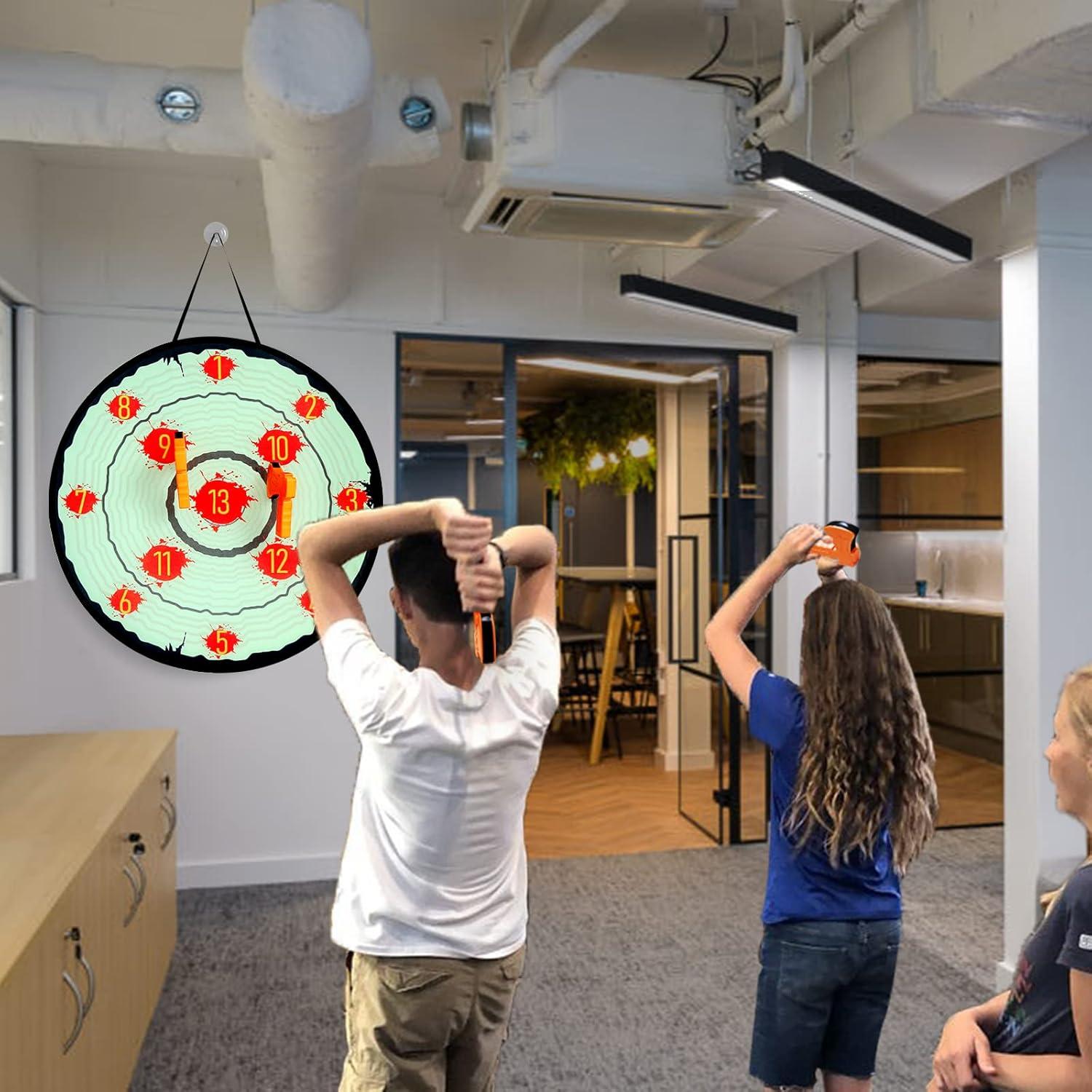 Juego de Lanzamiento de Hachas AUBESTKER con Tablero 71 cm