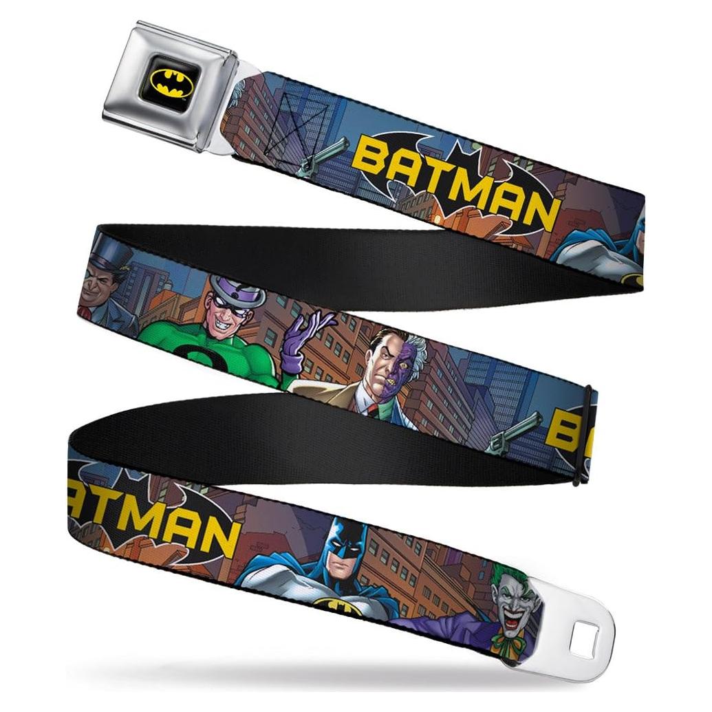 Cinturón de seguridad Buckle-Down Batman 1.5" ancho 60-96 cm