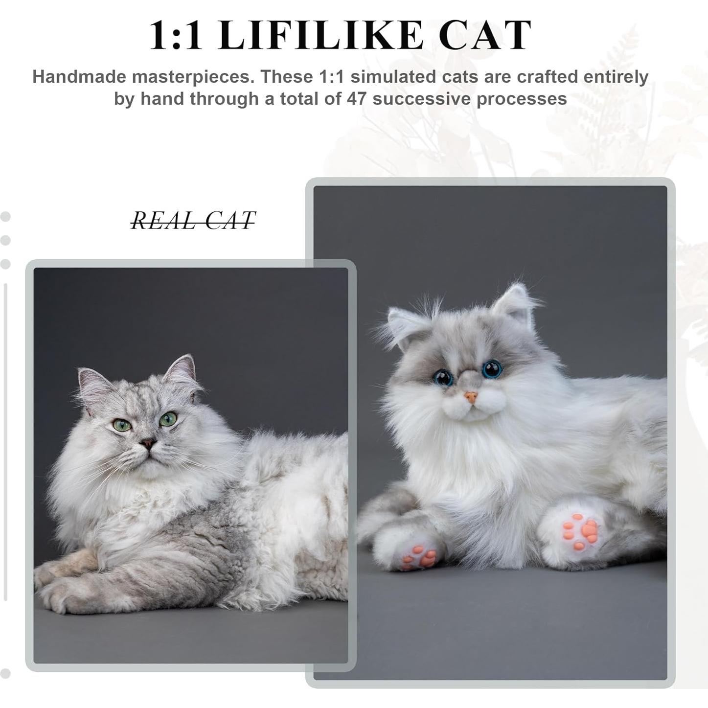 Gato de Peluche Realista Chongker con Peso 1.36 kg