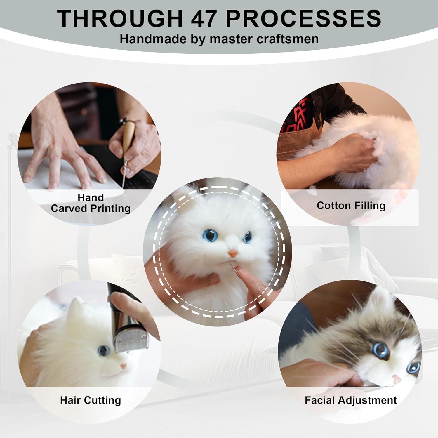 Gato de Peluche Realista Chongker con Peso 1.36 kg