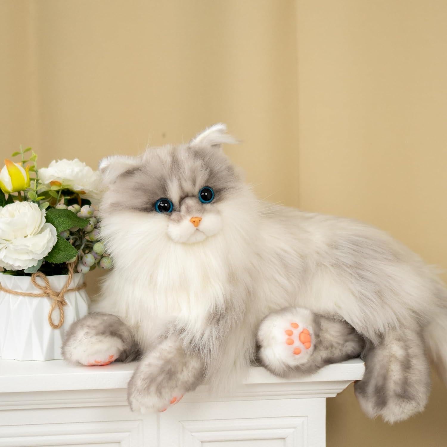 Gato de Peluche Realista Chongker con Peso 1.36 kg