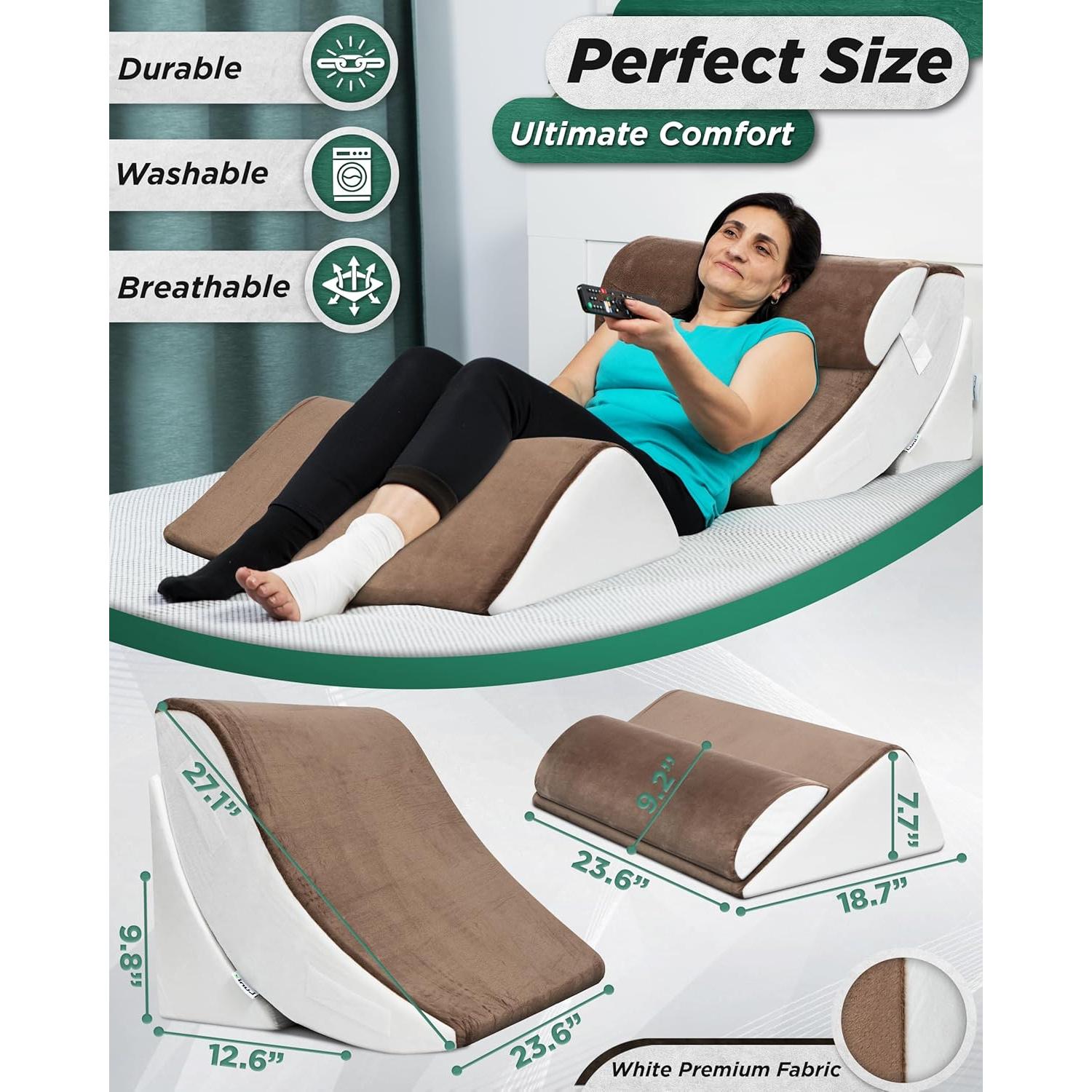 Juego de Almohadas Ortopédicas Lunix LX5 4pcs Espuma Viscoelástica