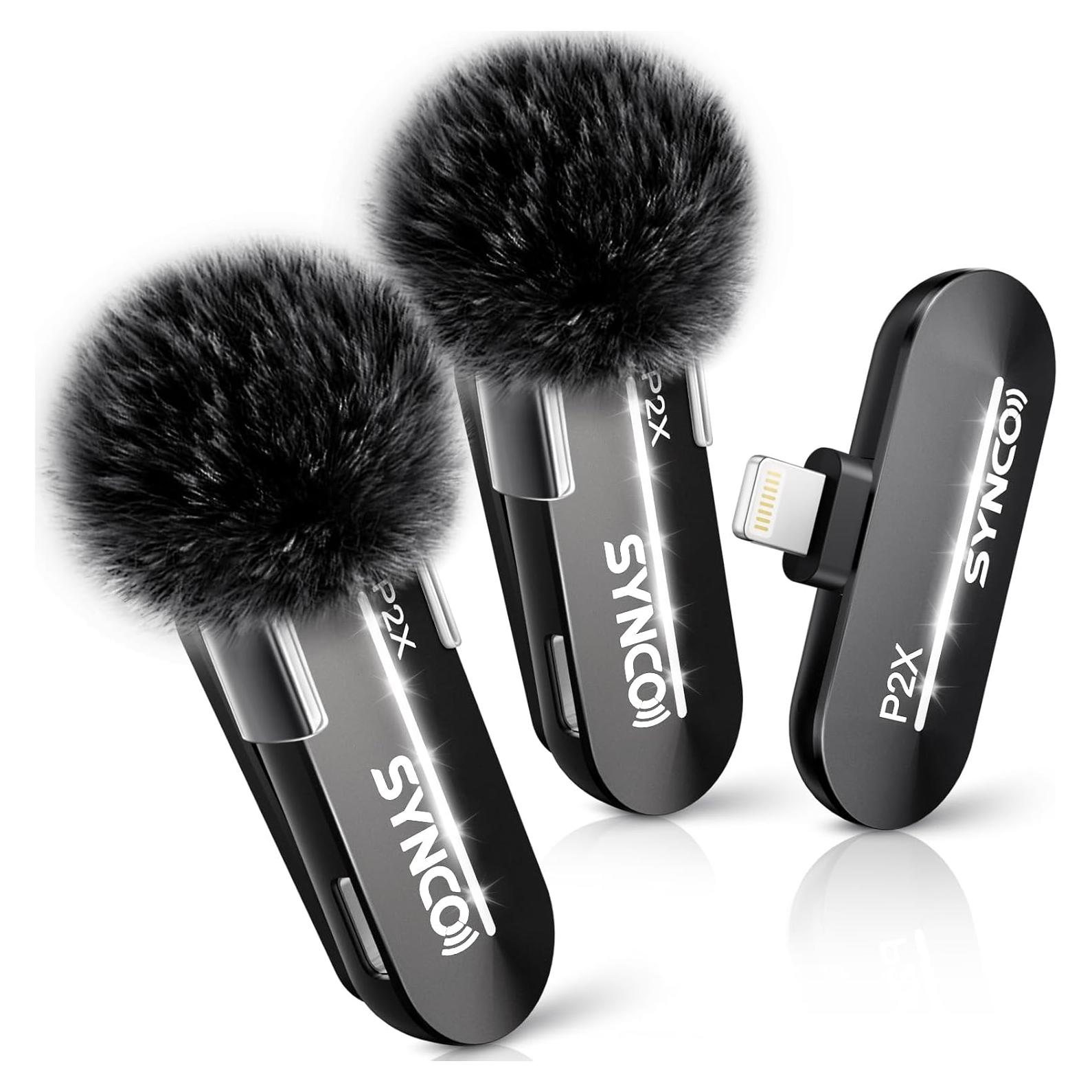 Micrófono Lavalier Inalámbrico SYNCO para iPhone 2 Mic