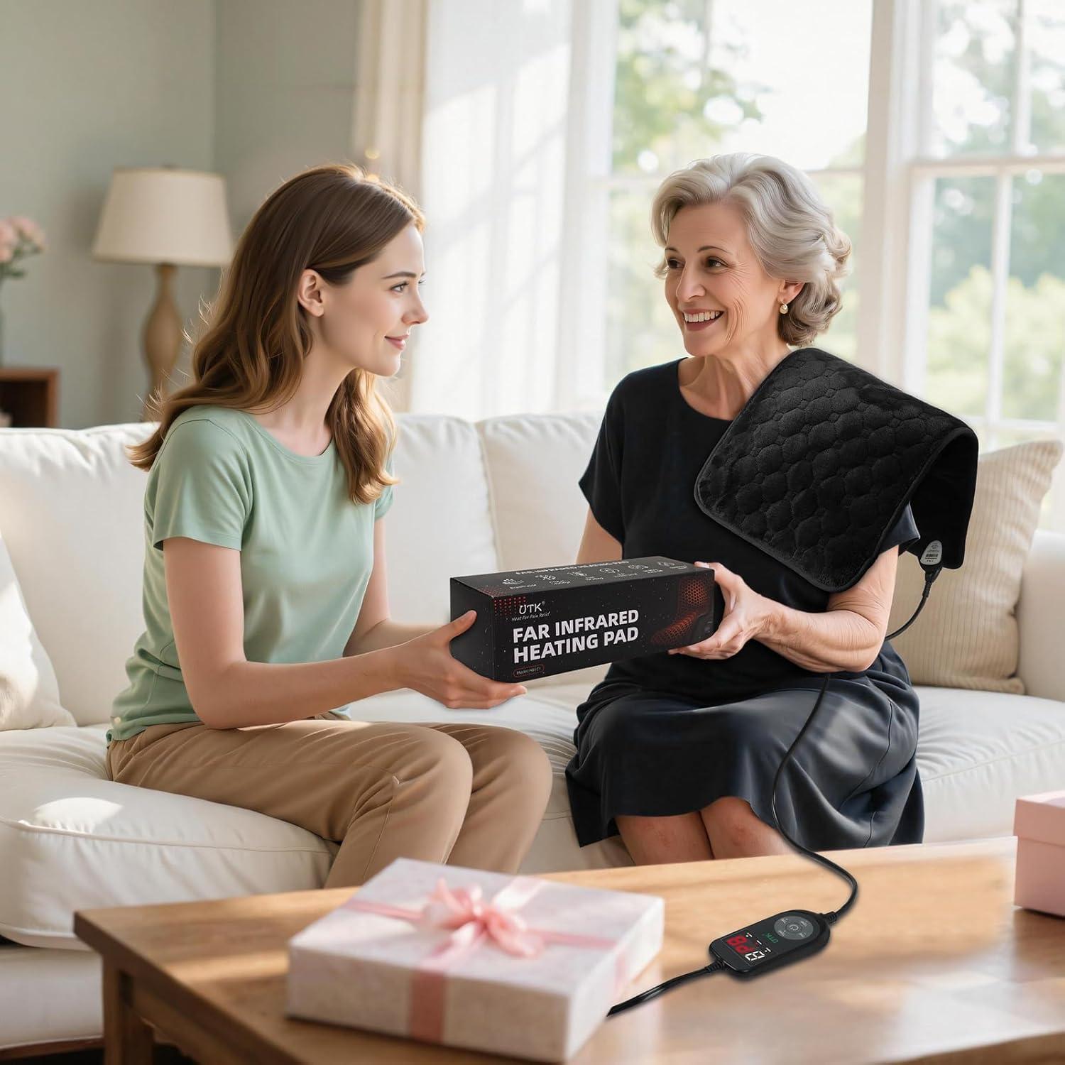 Almohadilla Térmica UTK 60x30 cm Infrarrojos Calentamiento Rápido