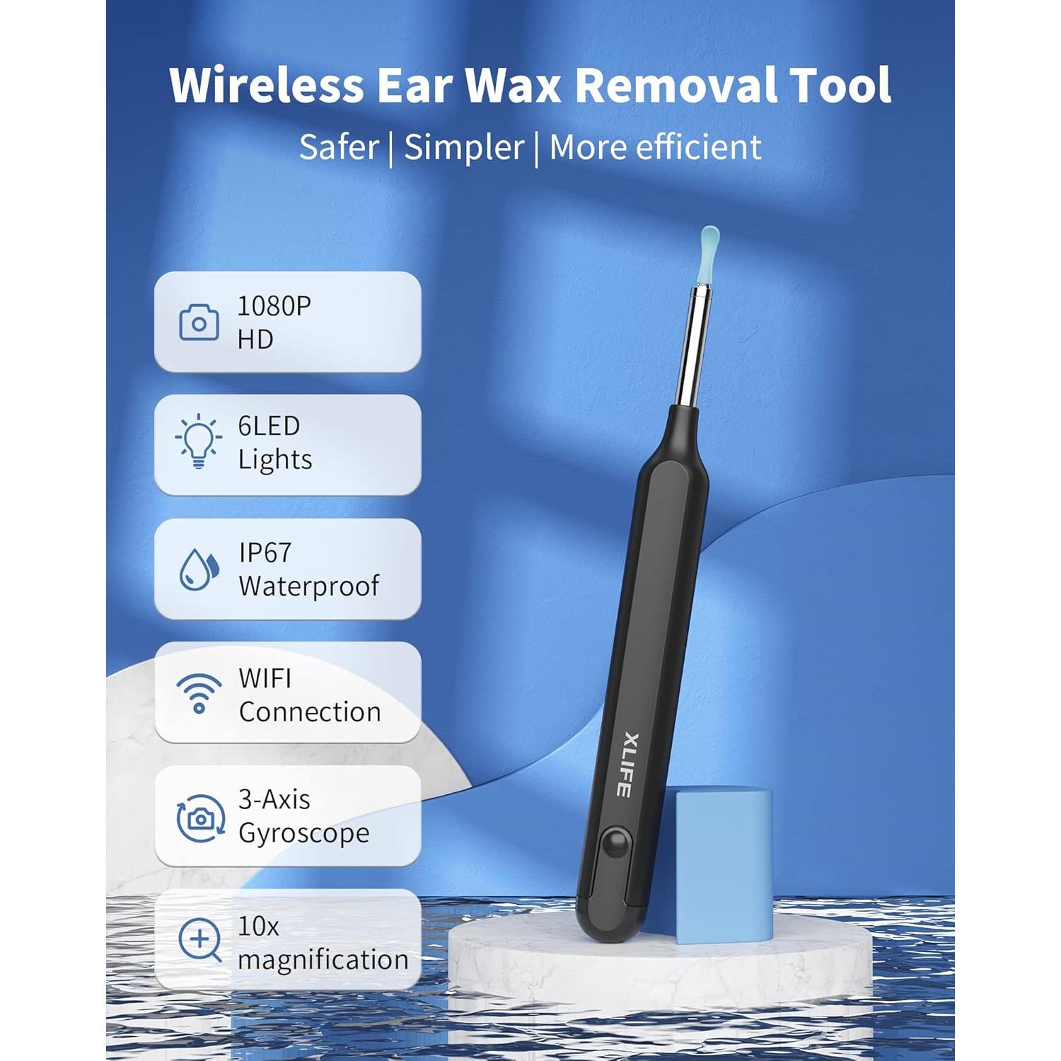 Limpiador de Oídos Yumika X1 con Cámara HD 1080P y 7 Piezas