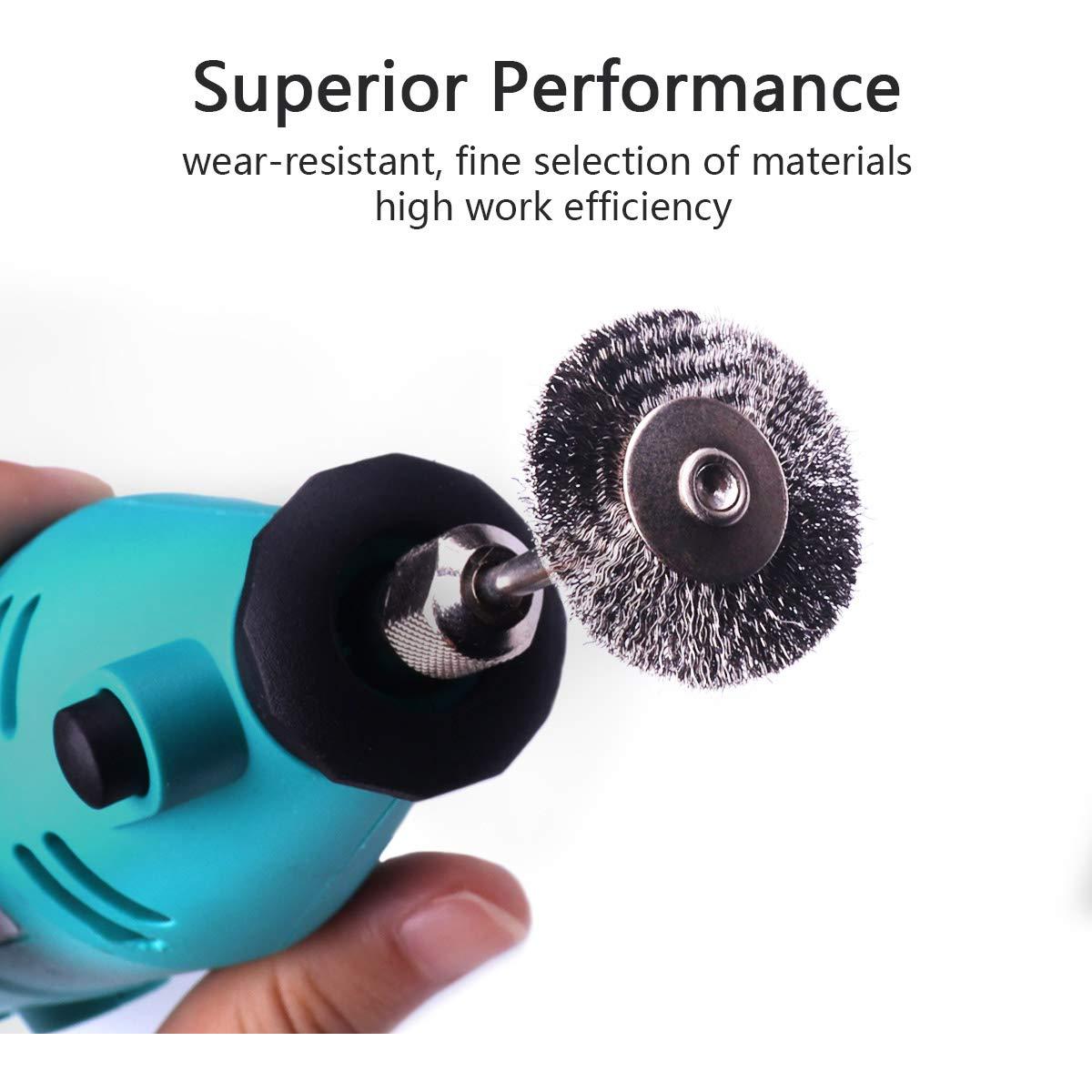 Juego de Cepillos de Alambre ATOPLEE 20 Piezas 25mm