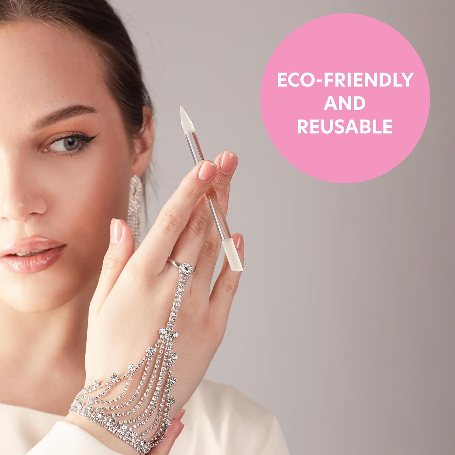 Empujador de Cutículas de Vidrio Bona Fide Beauty - Doble Cara