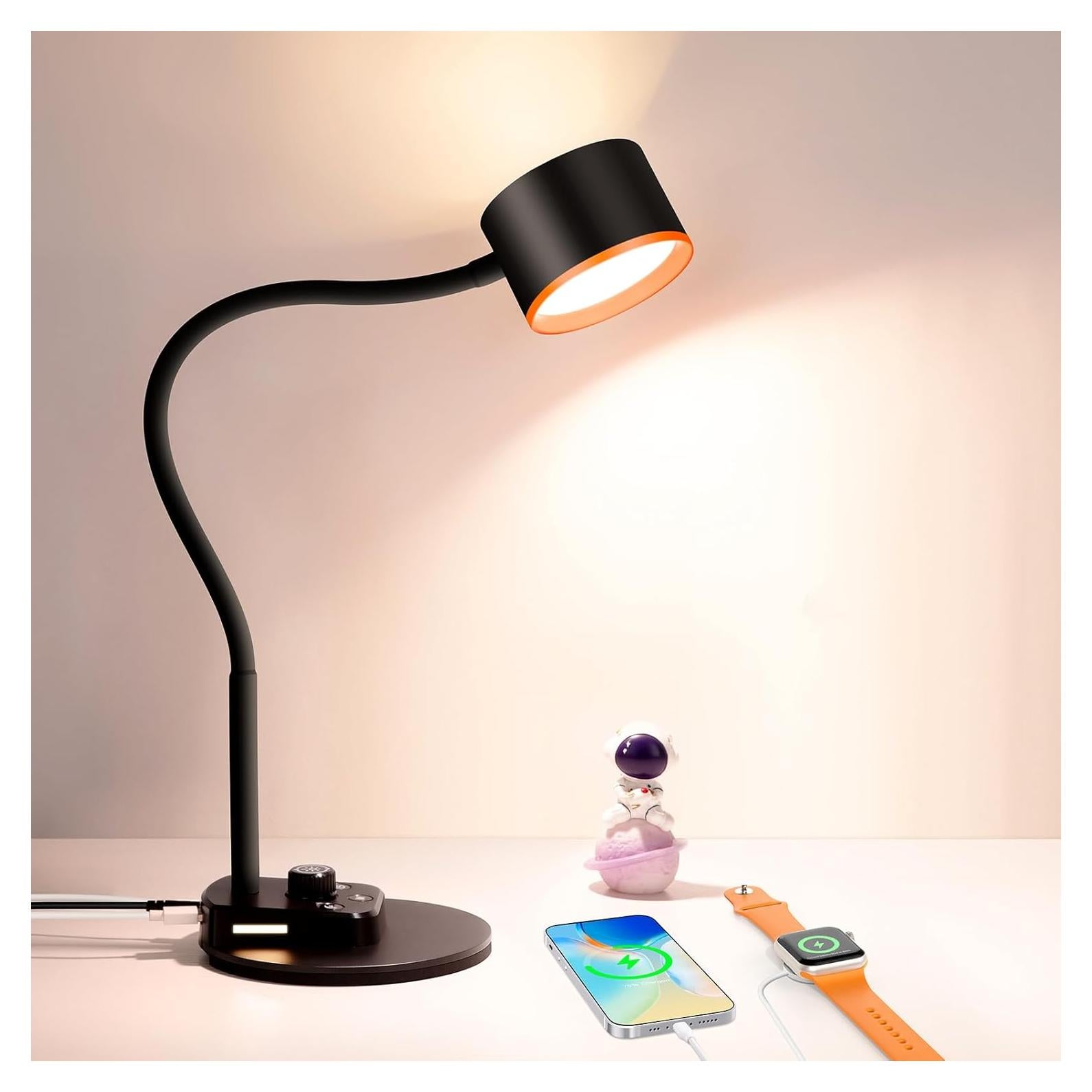 Lámpara de Escritorio LED LiFMIRA con Carga USB y 5 Modos