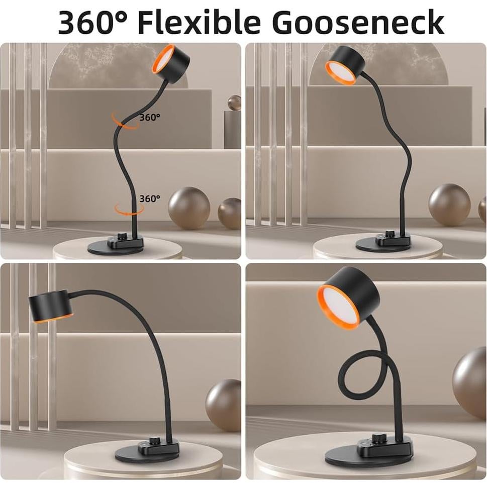 Lámpara de Escritorio LED LiFMIRA con Carga USB y 5 Modos