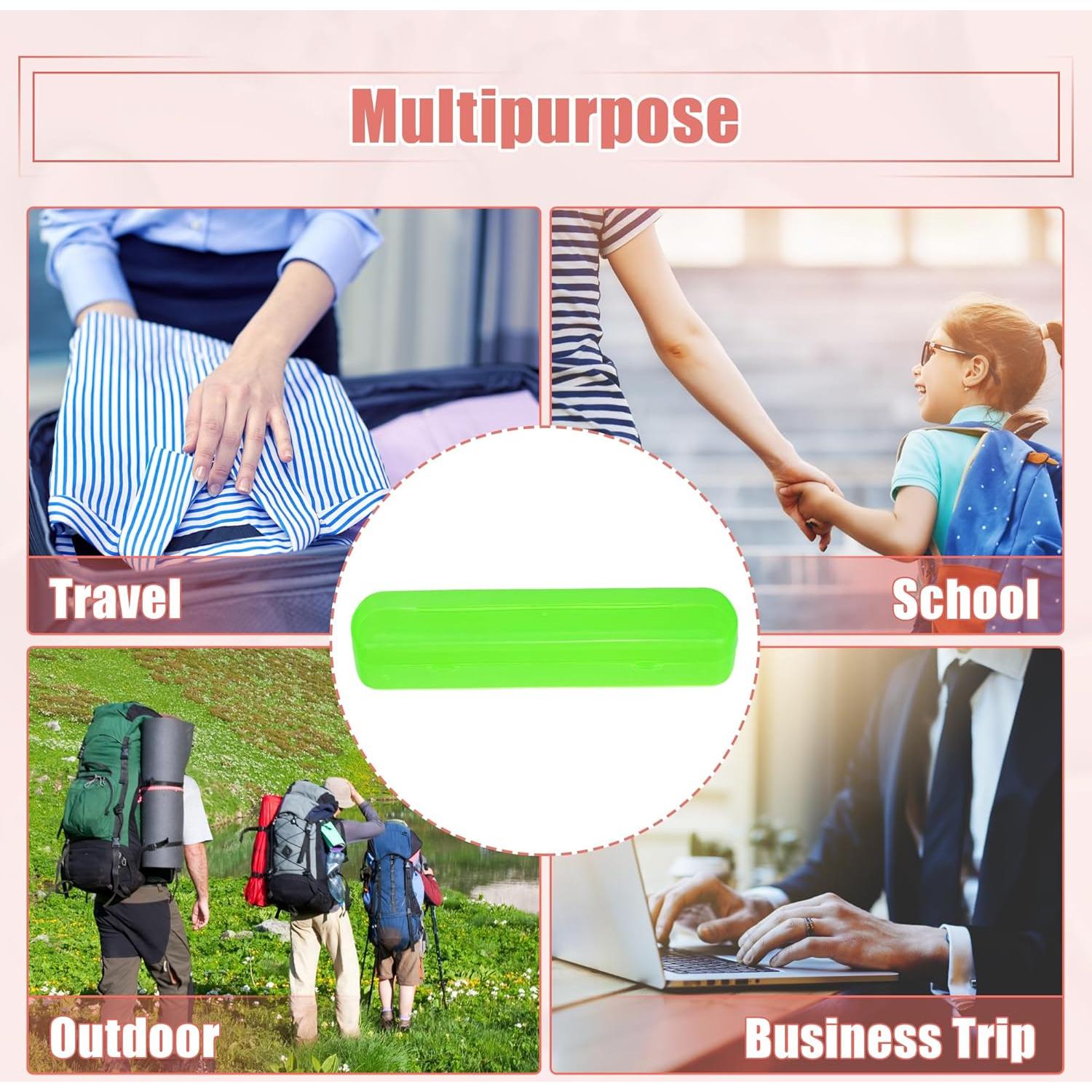 Funda de Cepillo de Dientes VOCOSTE Verde para Viaje 20.5cm