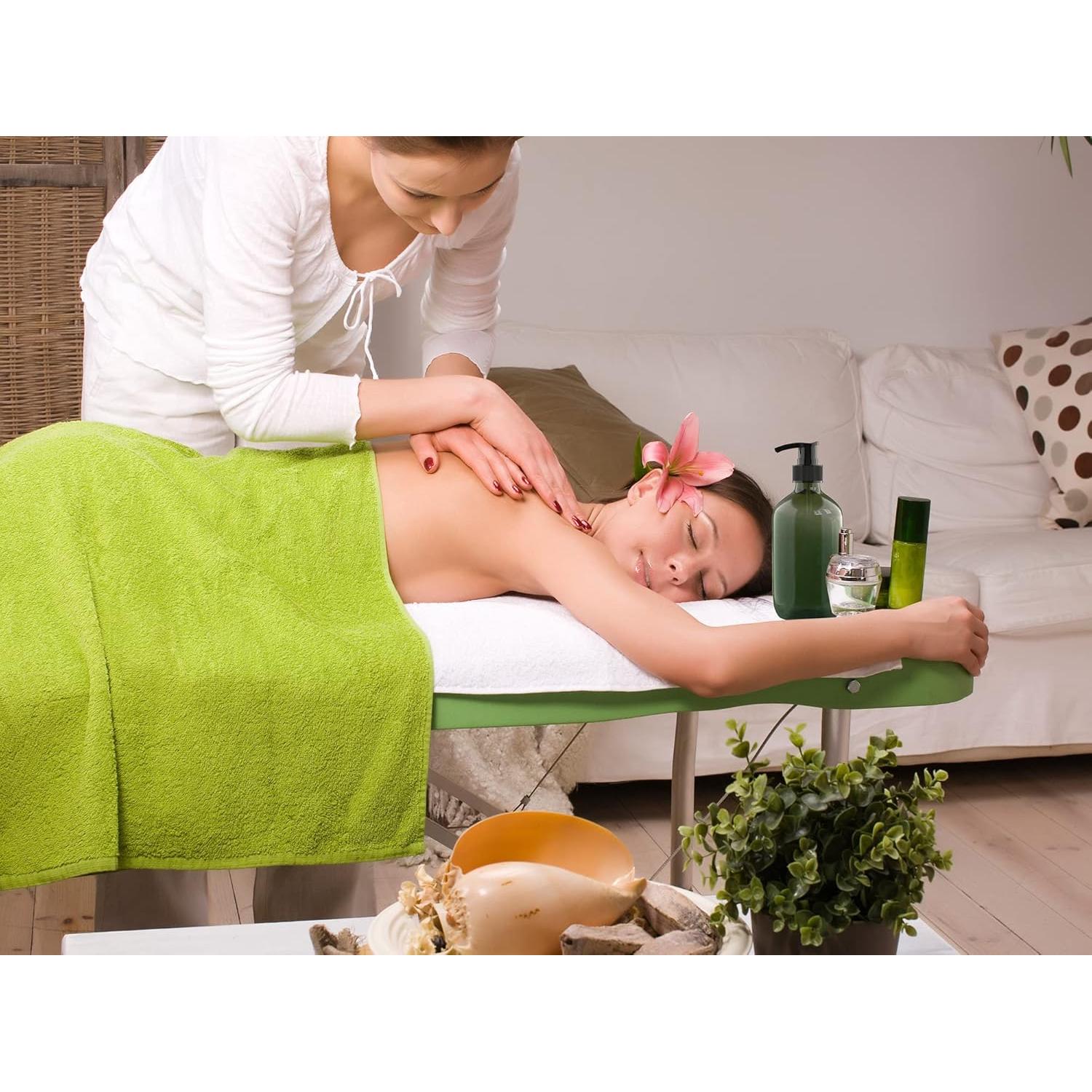 2 Botellas Dispensadoras de Plástico 300 ML WANBAO Ámbar Verde