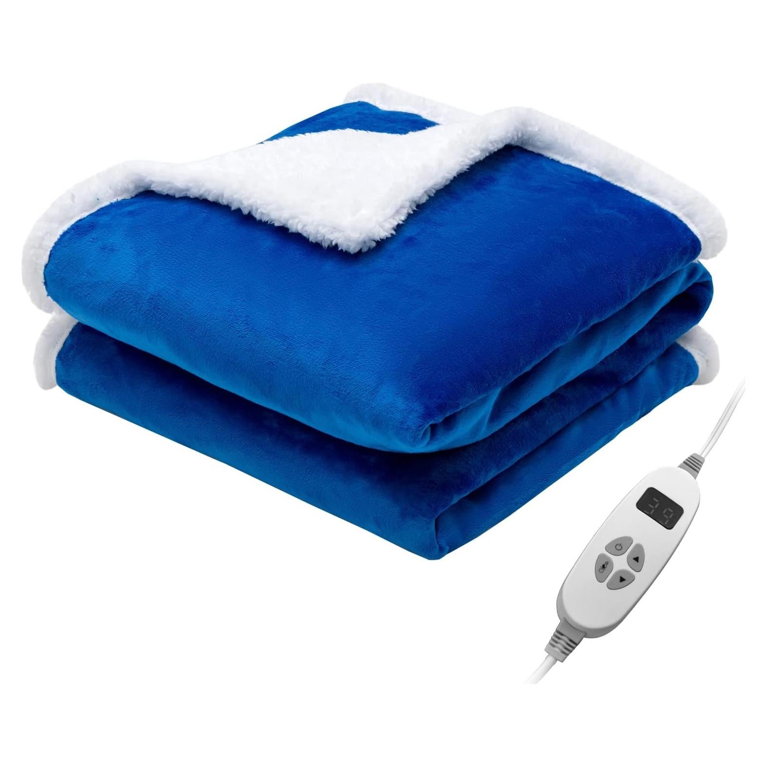 Manta Eléctrica Calentada Giantex 127x152 cm 10 Niveles Calor