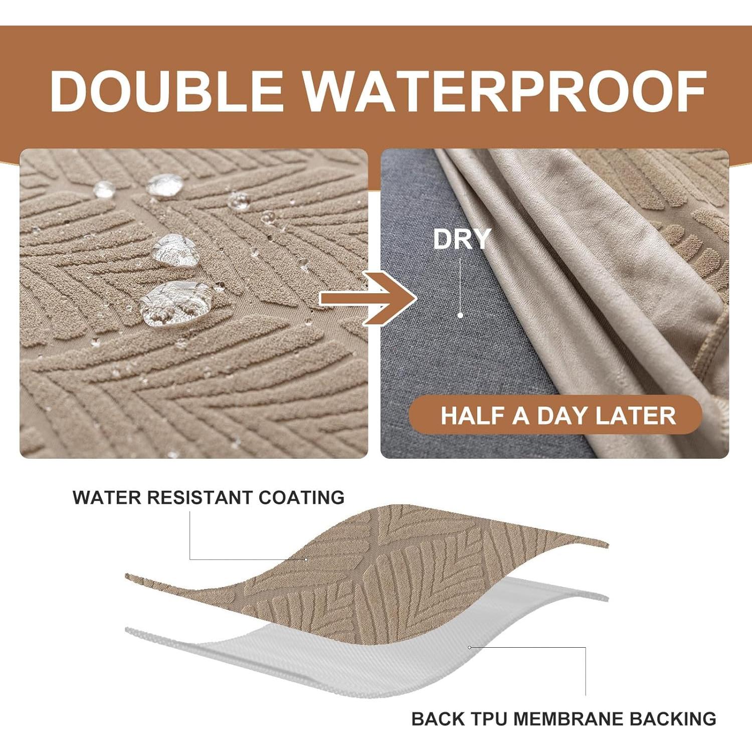 Cubierta Impermeable para Banco Genina Rectangular Caqui