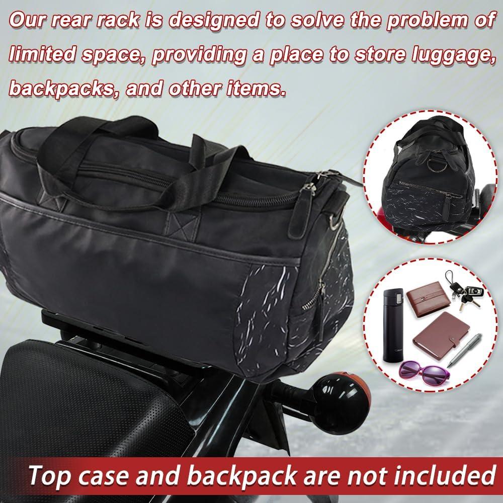 Portaequipajes Xitomer para Motocicleta TW200 1987-2024 Negro