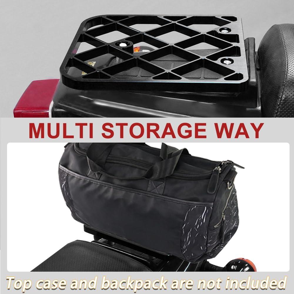 Portaequipajes Xitomer para Motocicleta TW200 1987-2024 Negro