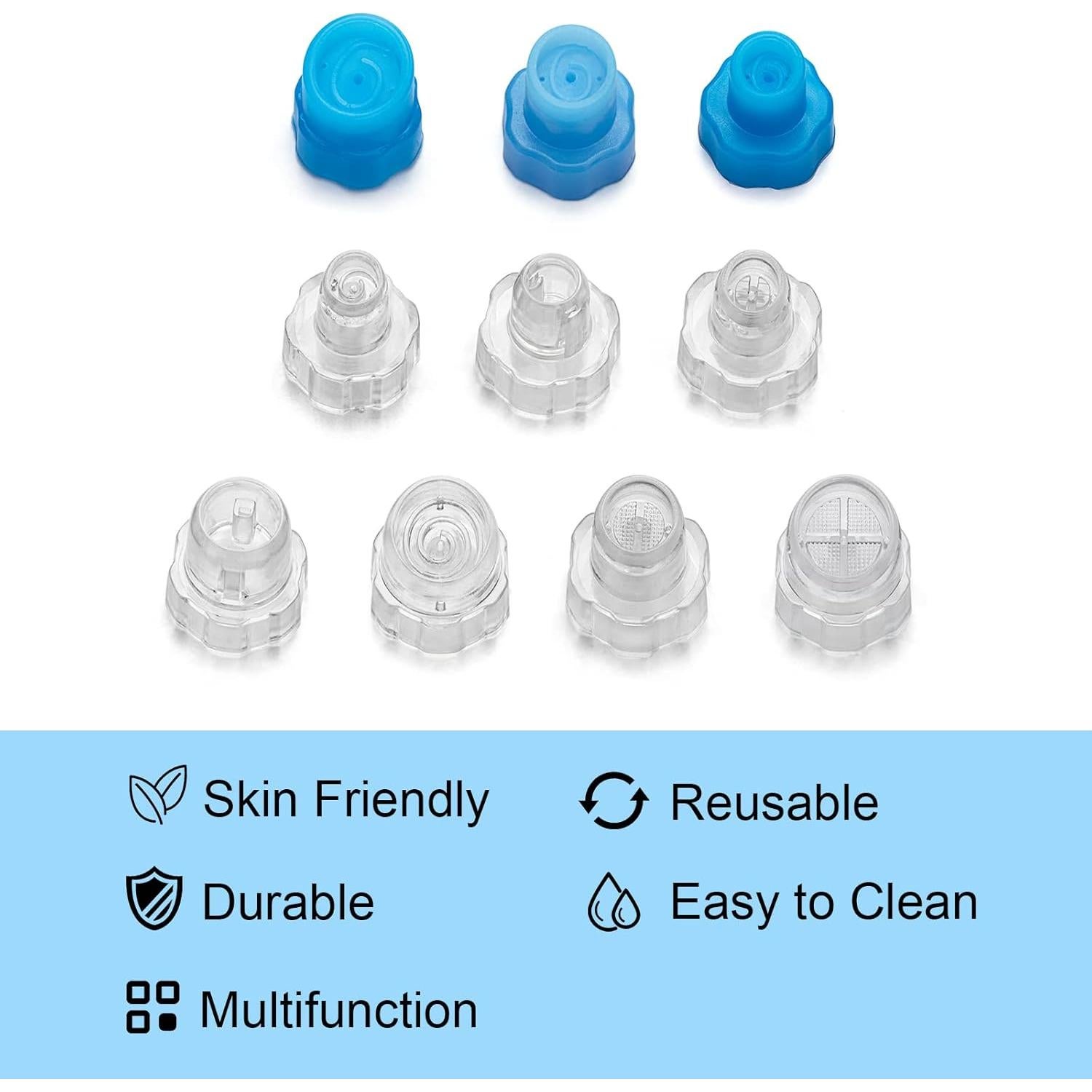 Juego de Herramientas de Limpieza Facial Elitzia 10 Piezas