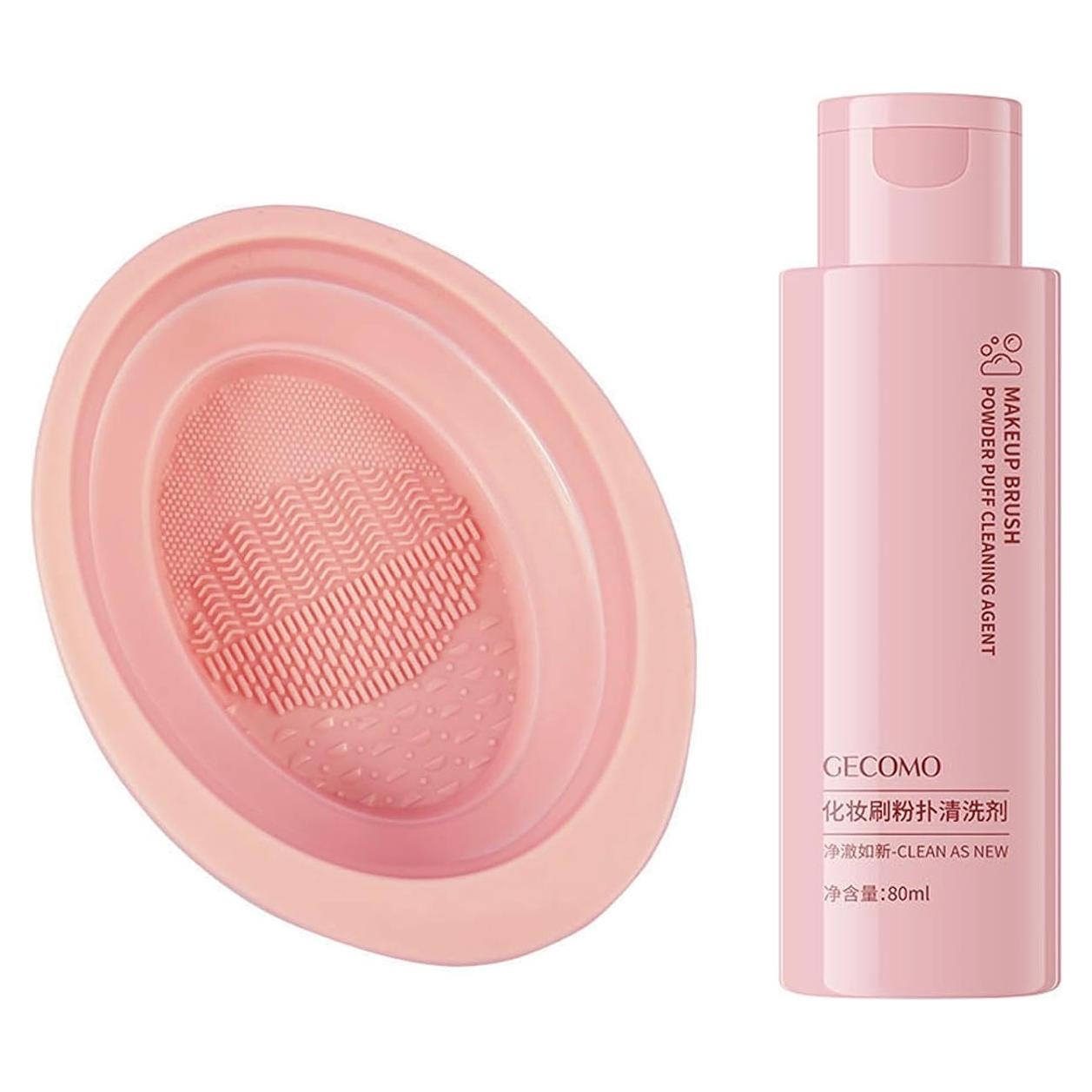 Juego de Limpiador de Brochas de Maquillaje TOEDO 2PCS