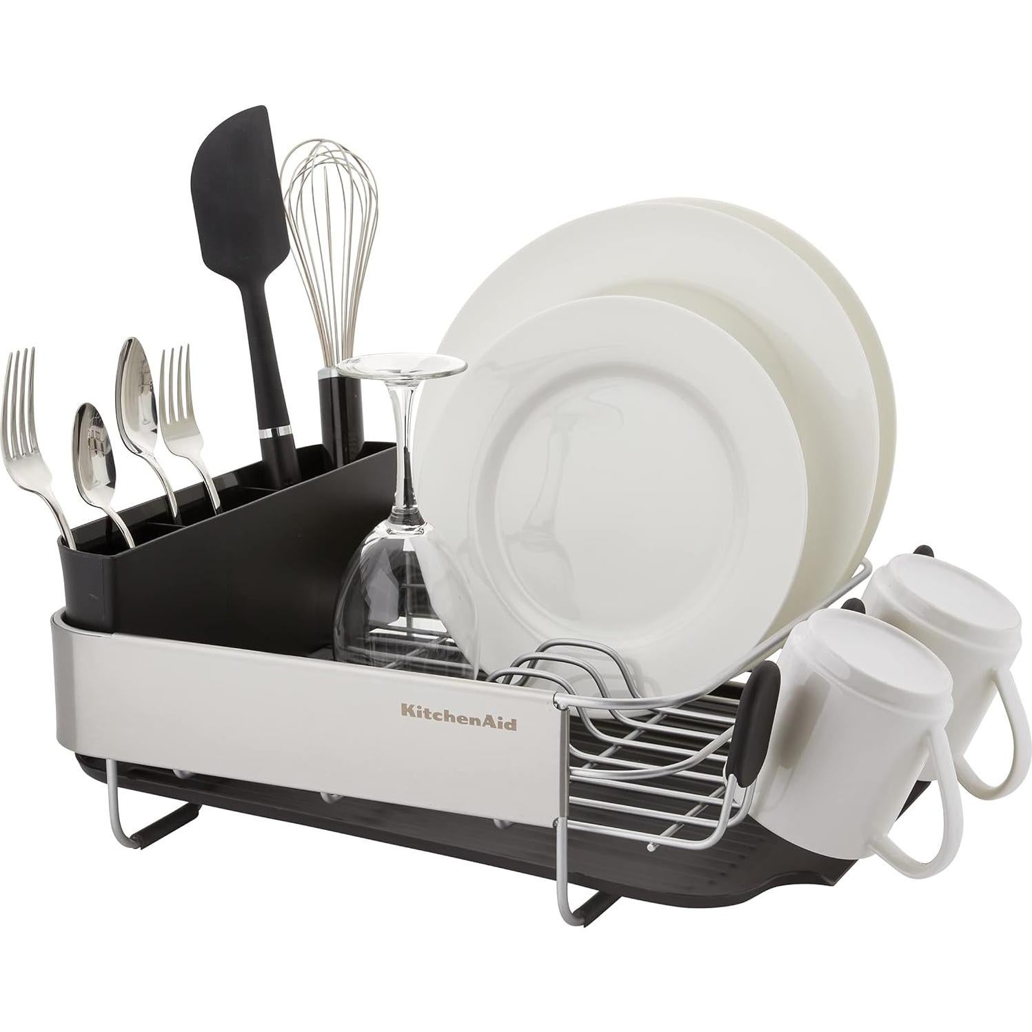 Escurridor de Platos KitchenAid Compacto Acero Inoxidable 40.7 cm