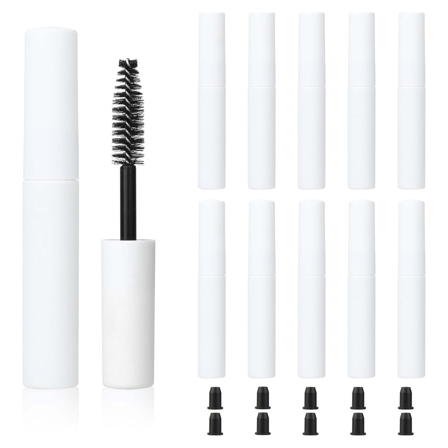 COSIDEA 10 Tubos Vacíos de 5ml para Cosméticos - PETG Blanco