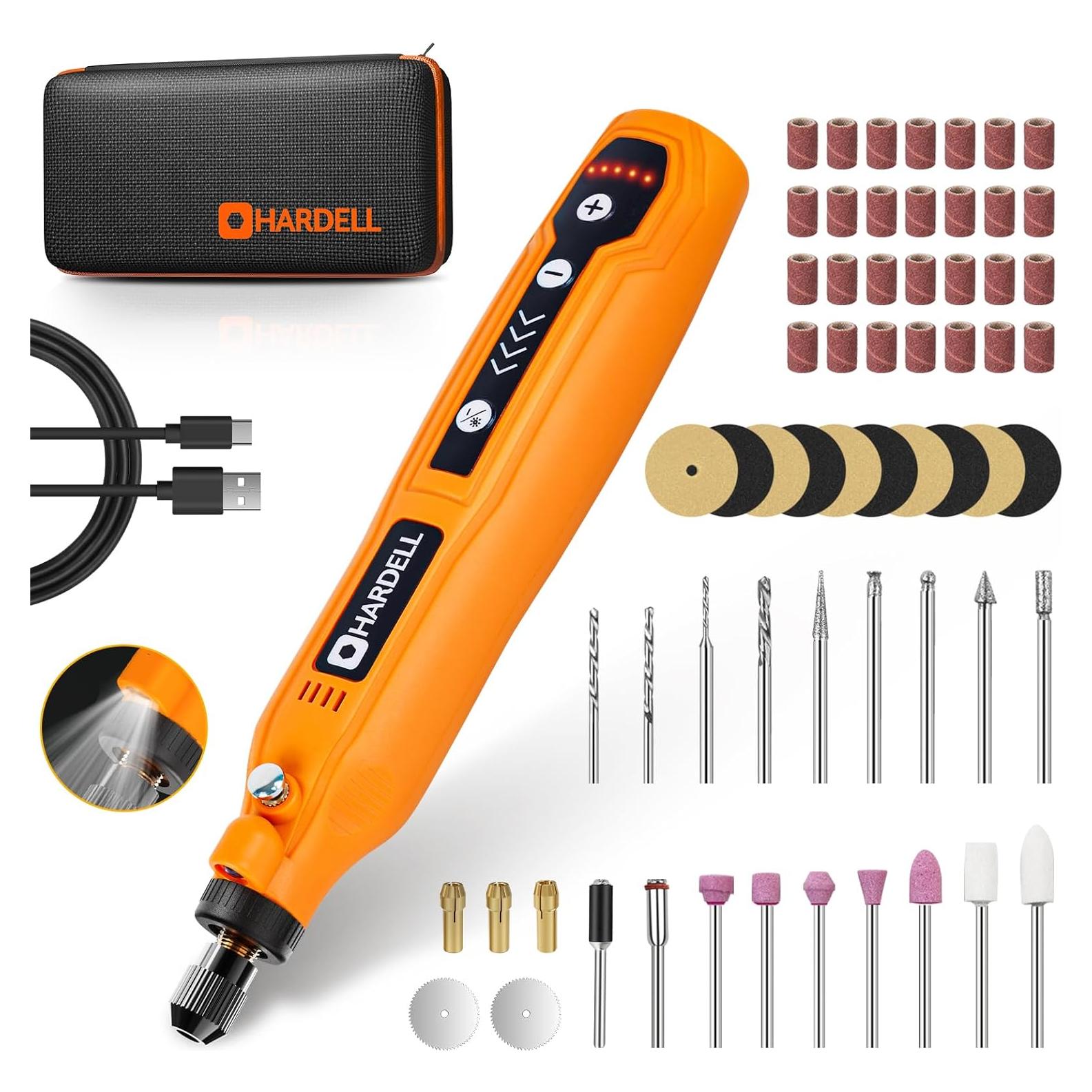 Herramienta Rotativa Inalámbrica HARDELL 3.7V 69 Accesorios