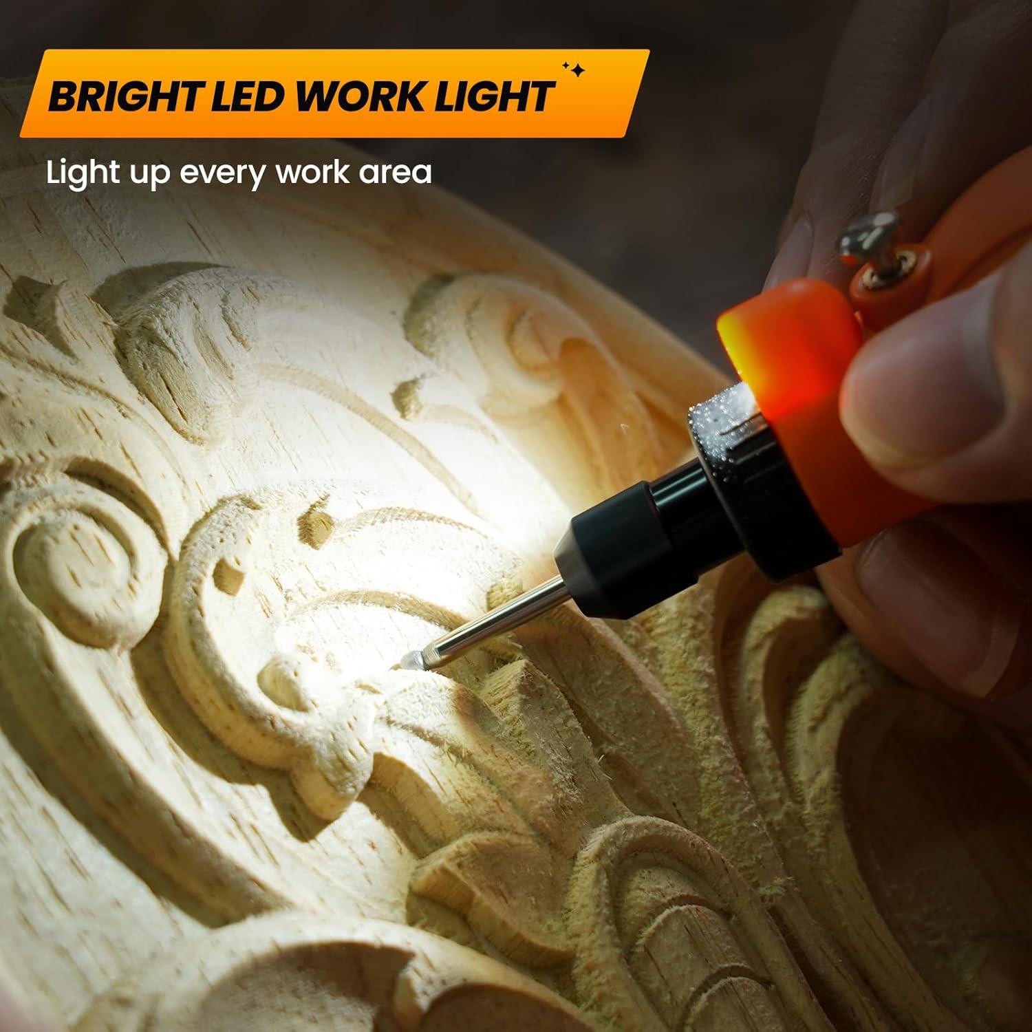 Herramienta Rotativa Inalámbrica HARDELL 3.7V 69 Accesorios