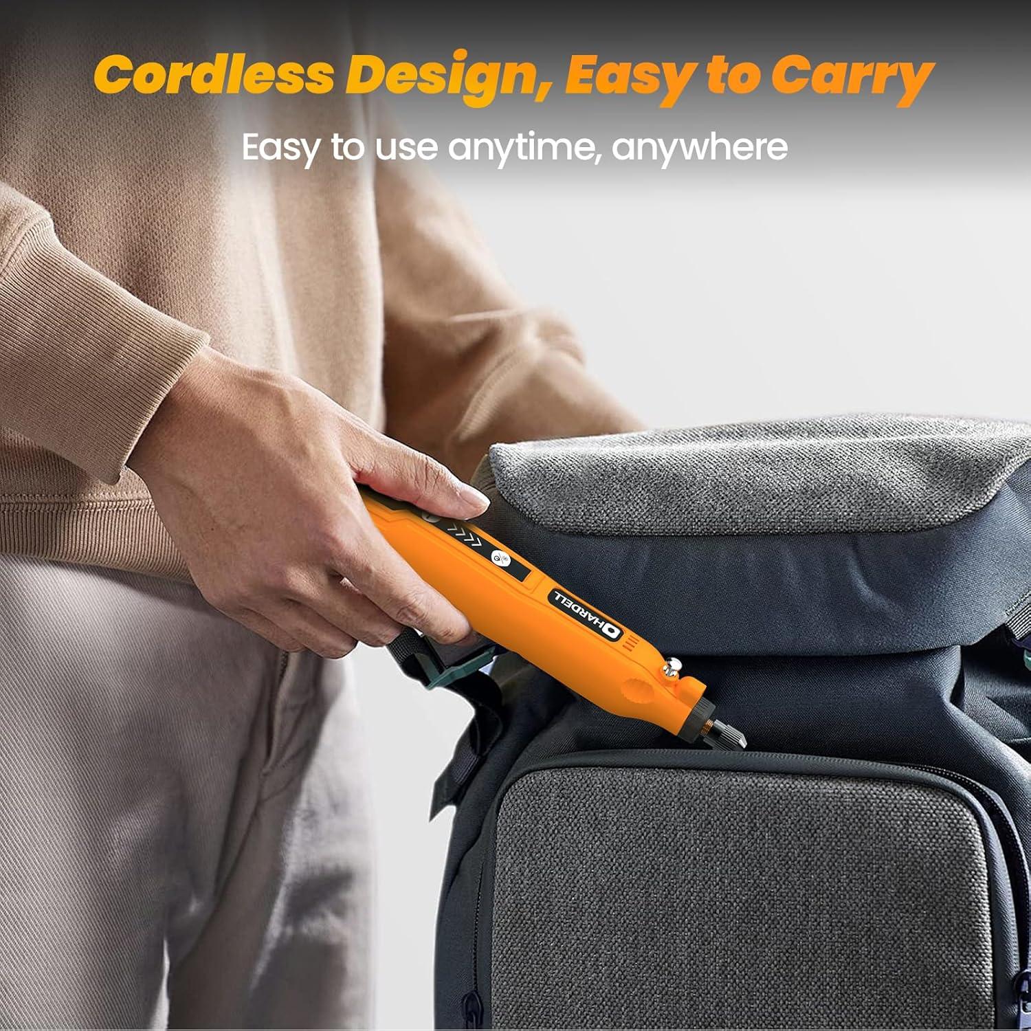 Herramienta Rotativa Inalámbrica HARDELL 3.7V 69 Accesorios