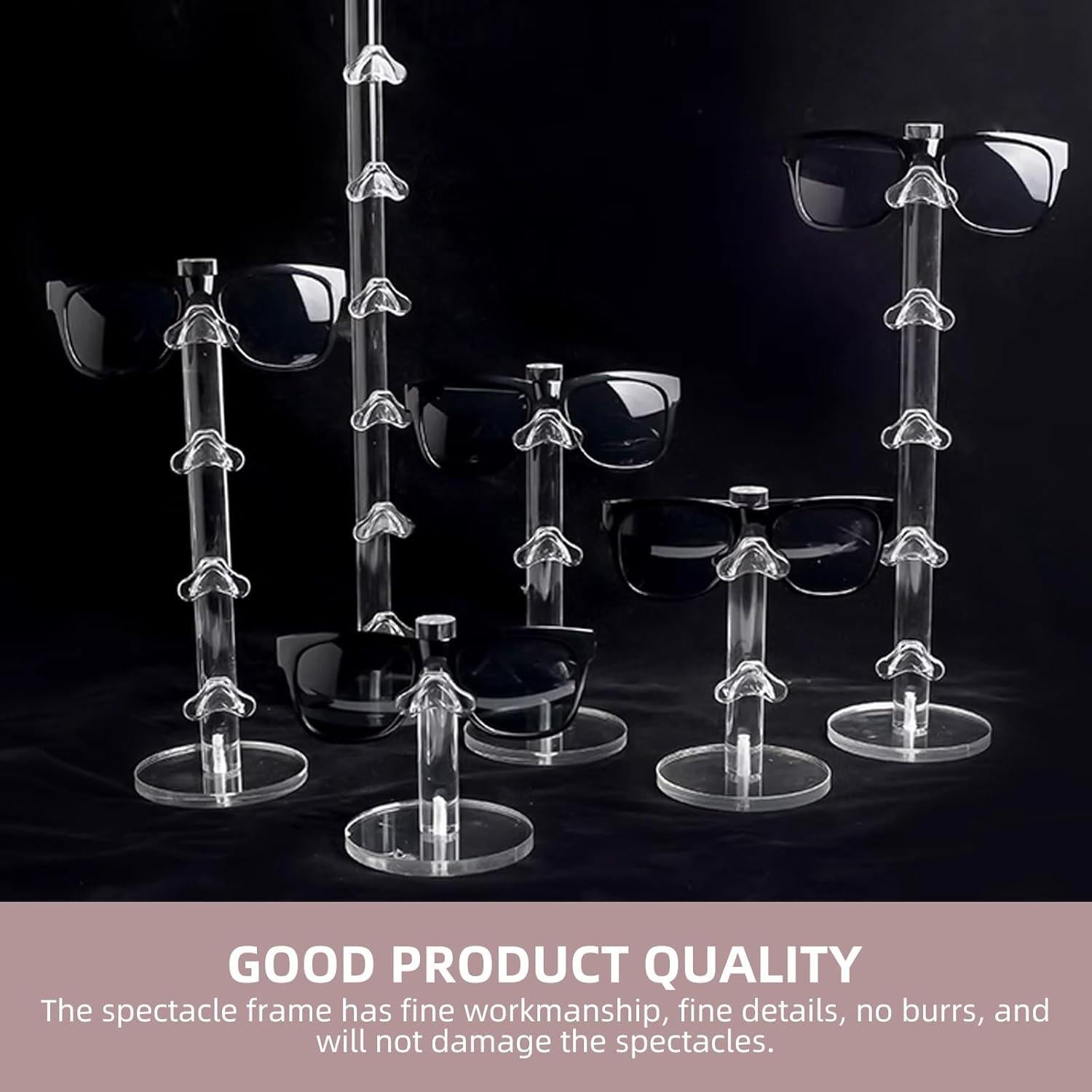 Soporte para Gafas de Acrílico WEIHAOSKY 2 Capas Transparente