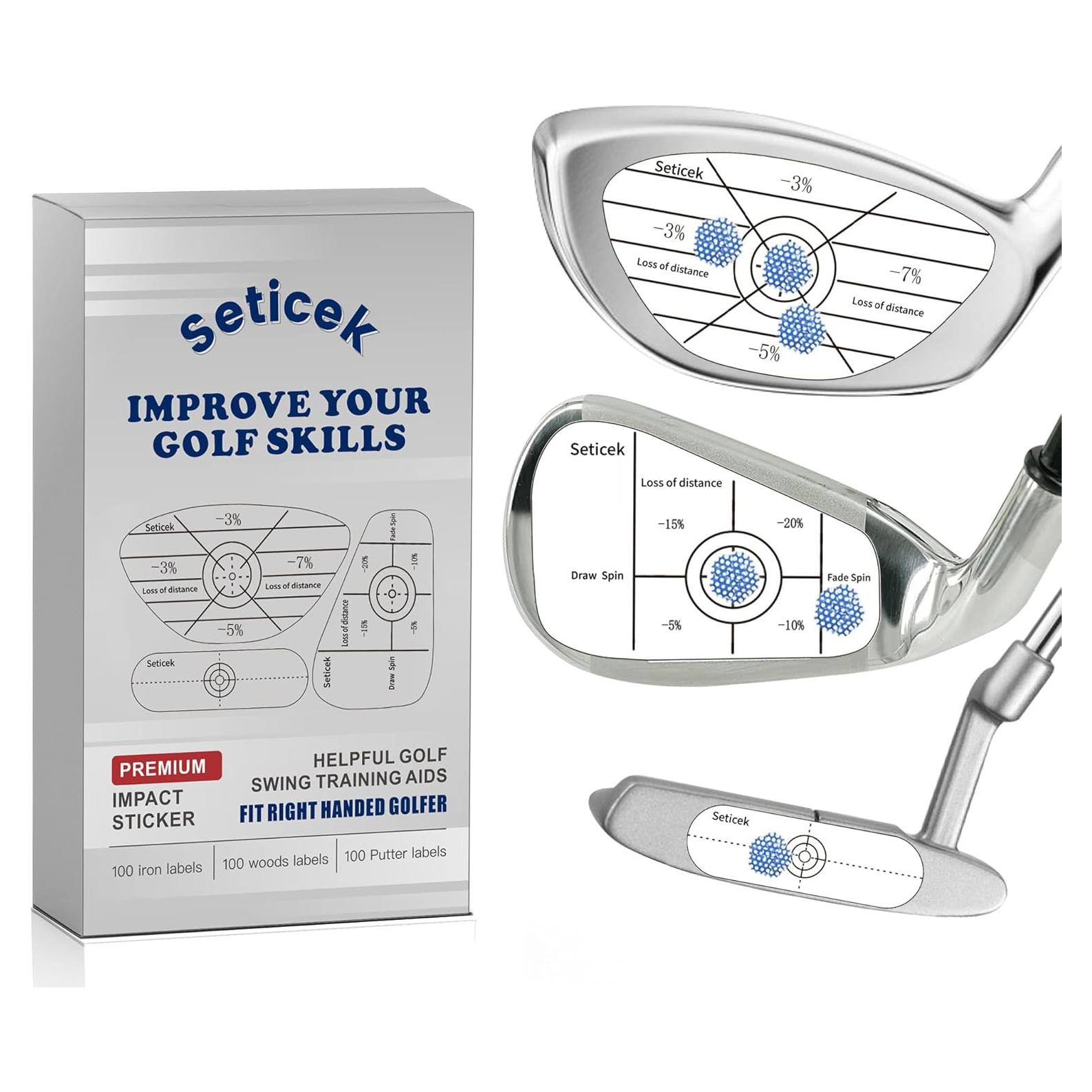 Juego de Cinta de Impacto Golf Seticek 300 Pcs Diestros