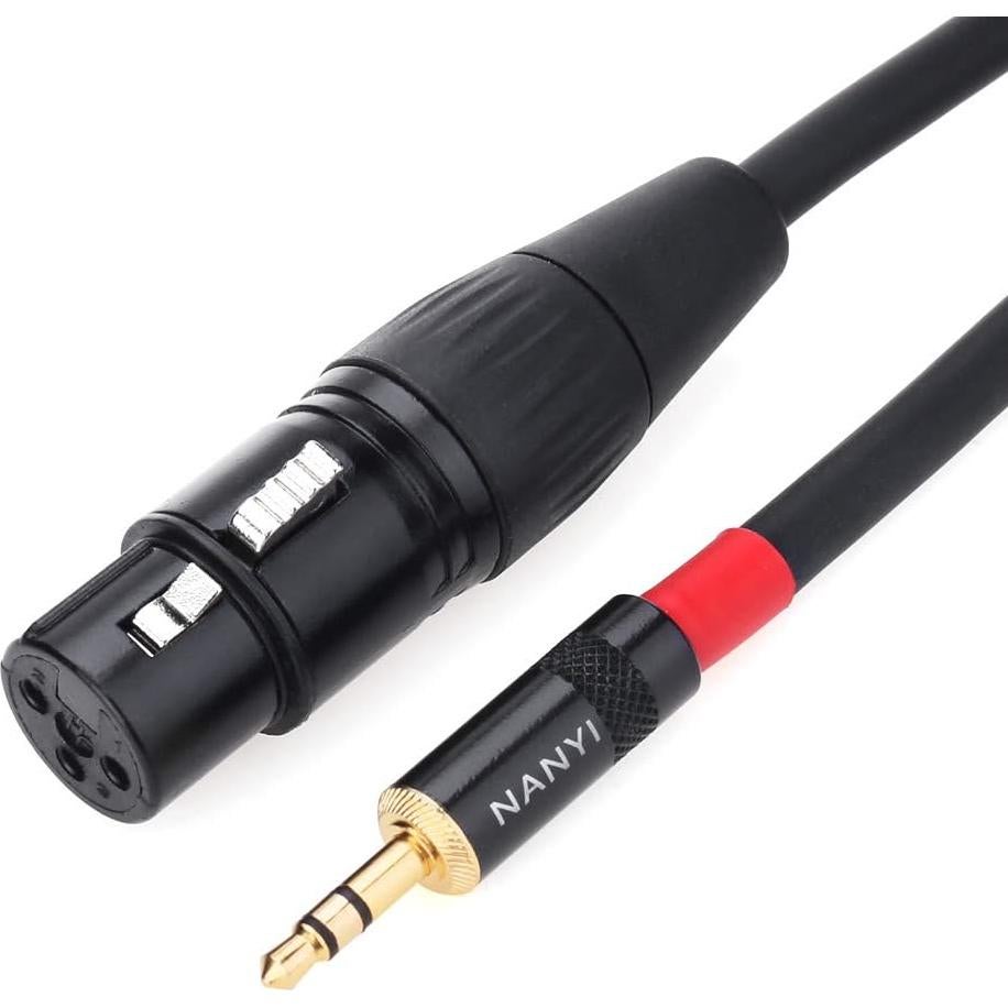 Cable de Audio NANYI 3.5mm a XLR Hembra 10m Estéreo