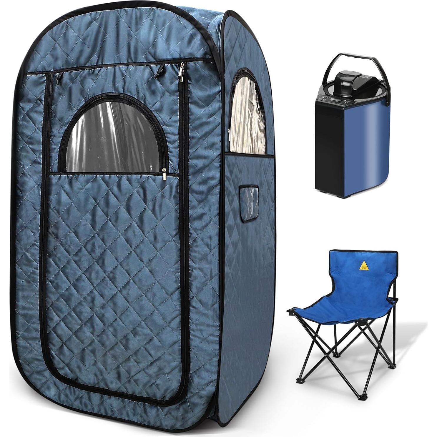 Sauna de Vapor Portátil Sauna Sunakie 3L 9 Niveles Azul