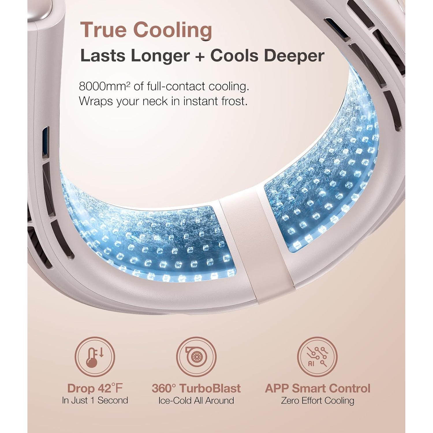 Ventilador de Cuello TORRAS COOLIFY 2S 28H Batería Fría