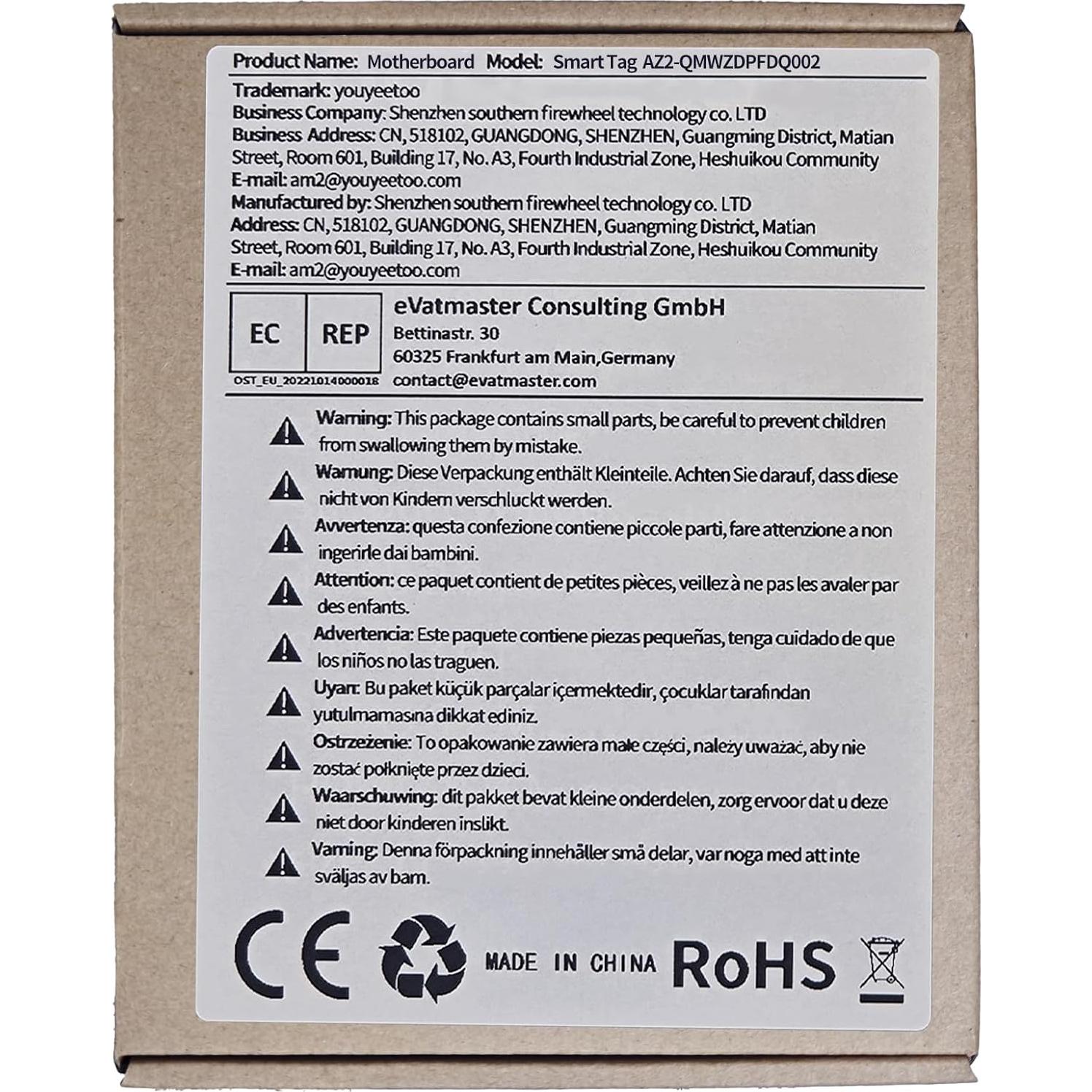 Rastreador Inteligente Youyeetoo para iOS con Funda IP65