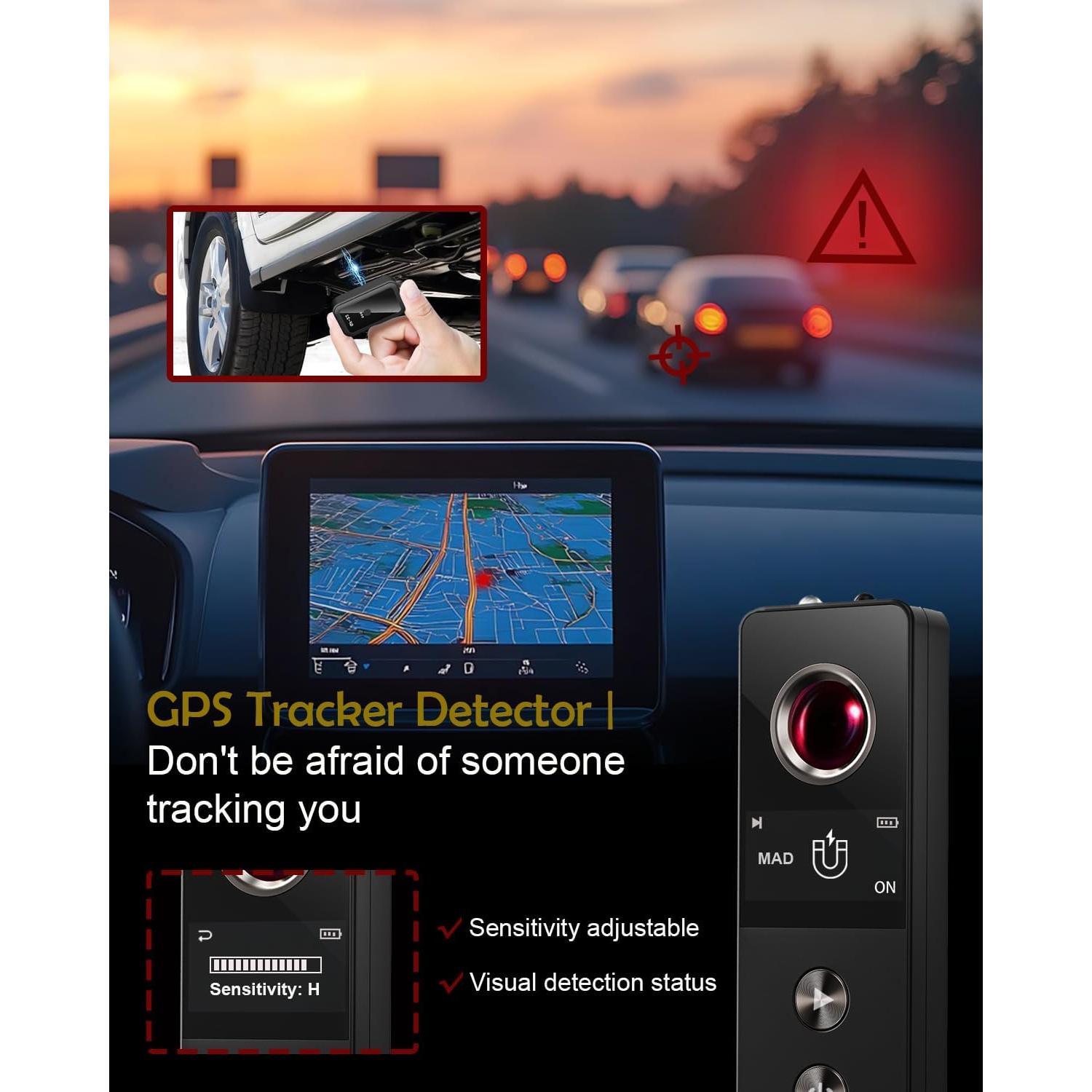 Detector de Cámara Oculta HUYNL K88 - Protección Privacidad Mediano