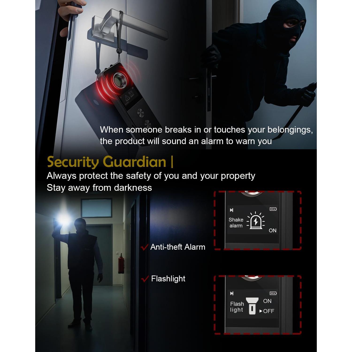 Detector de Cámara Oculta HUYNL K88 - Protección Privacidad Mediano