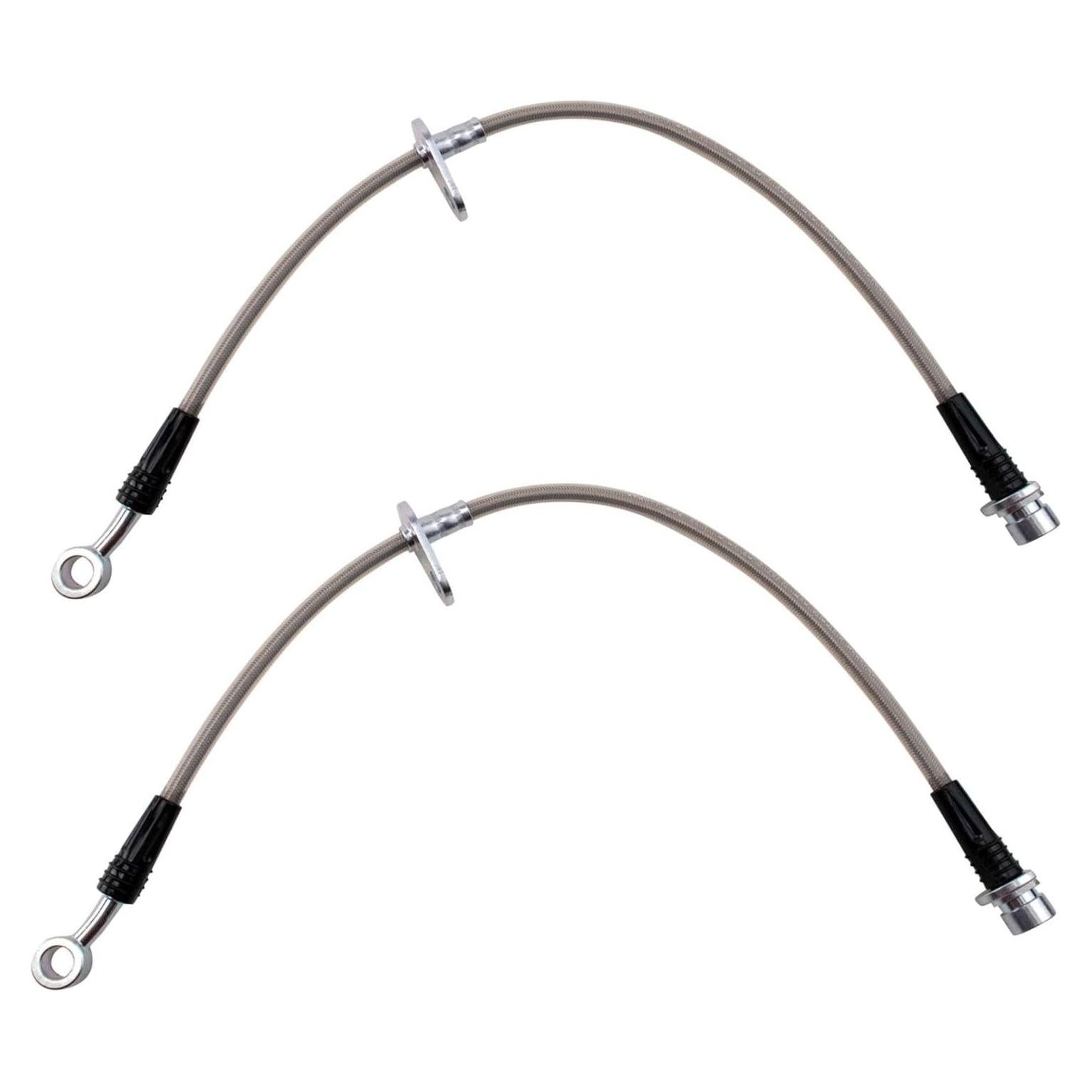 Juego de Mangueras de Freno TRQ Rendimiento 2 Piezas Acero Inoxidable