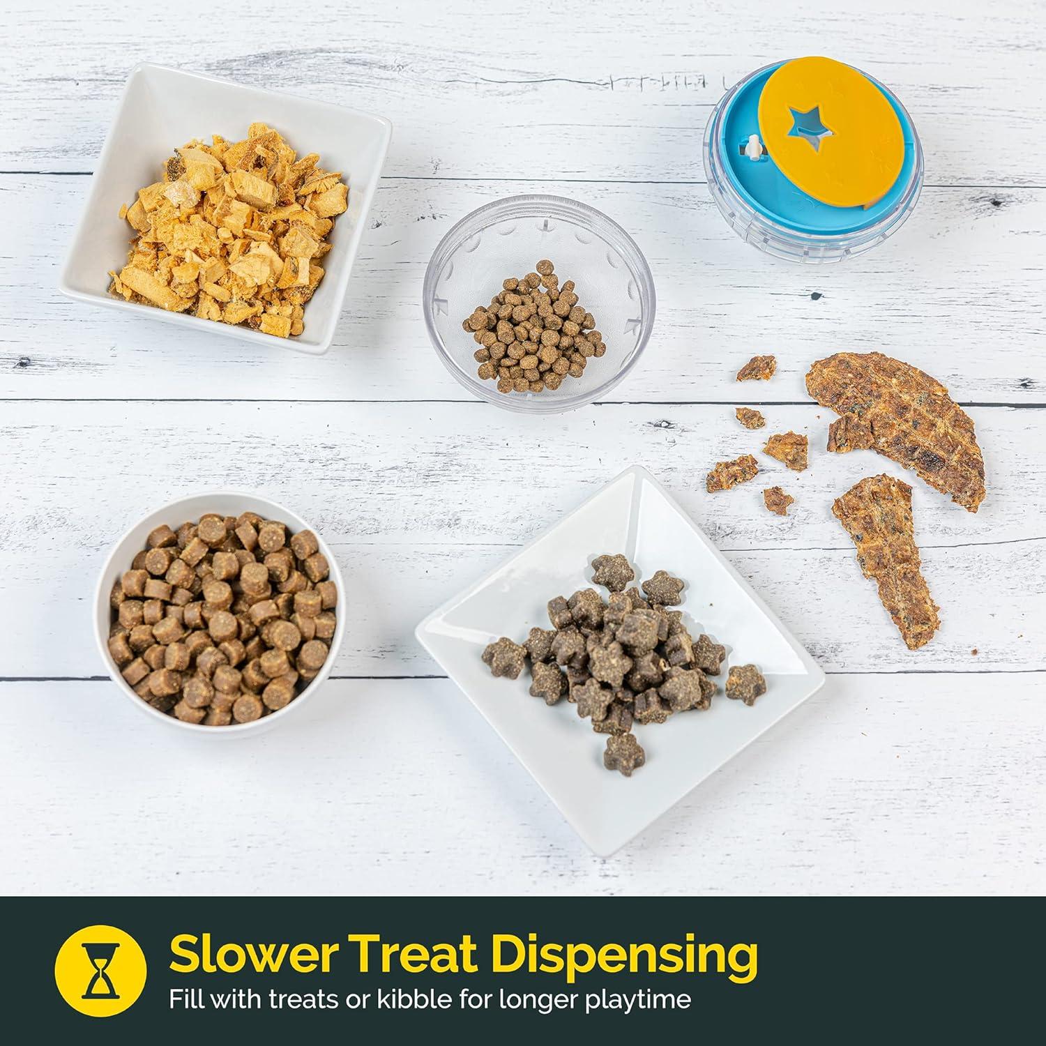 Bola dispensadora de golosinas Pet Zone 10 cm Juguete interactivo