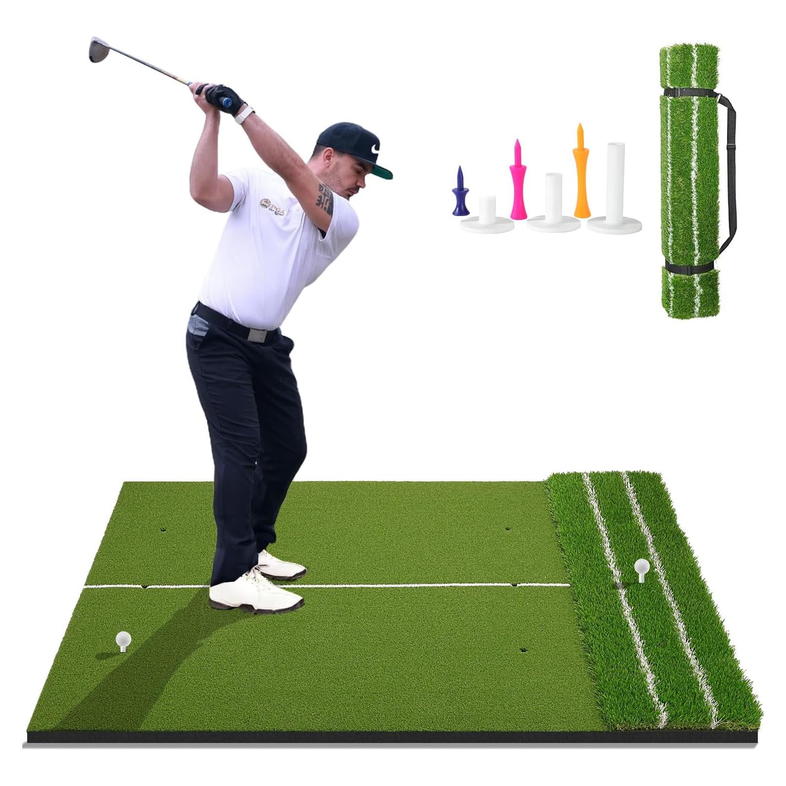 Alfombra de Golf DCQ DualTurf 5x4ft para Entrenamiento