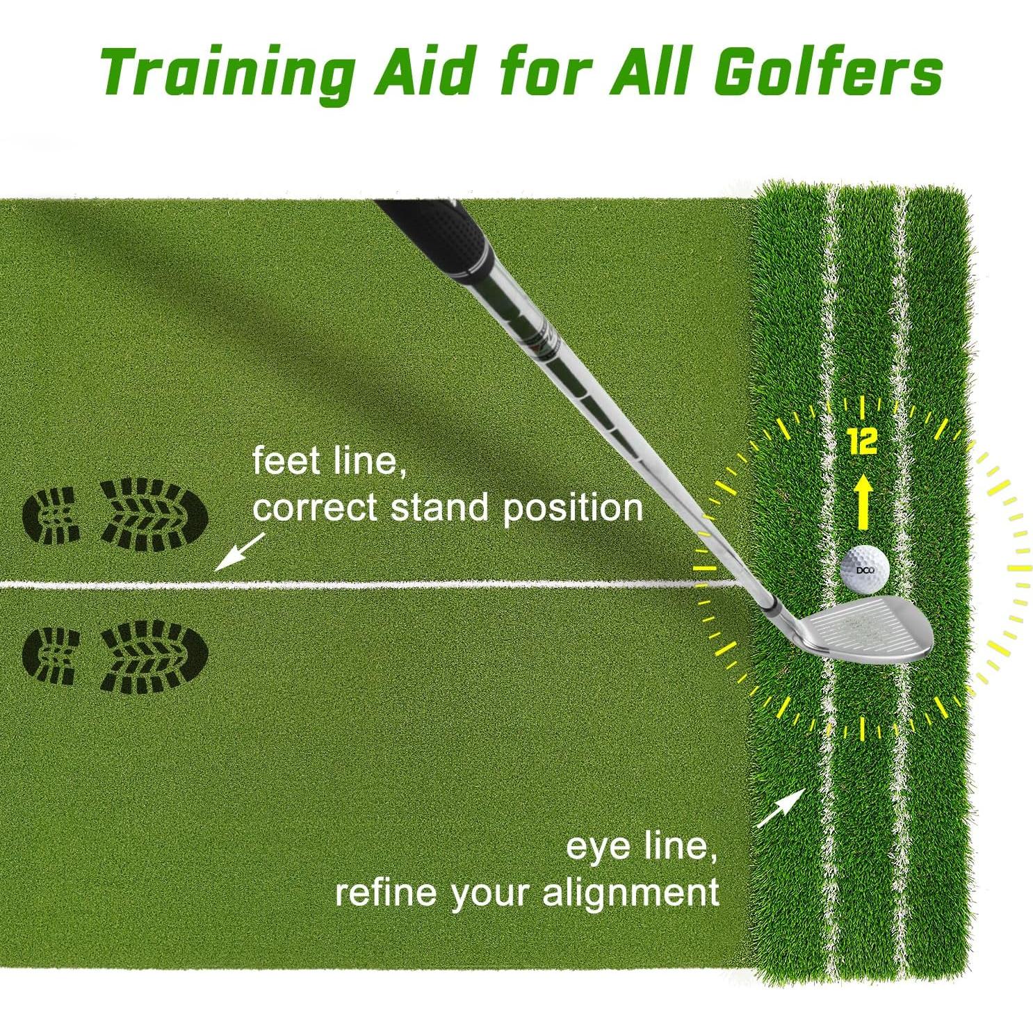 Alfombra de Golf DCQ DualTurf 5x4ft para Entrenamiento