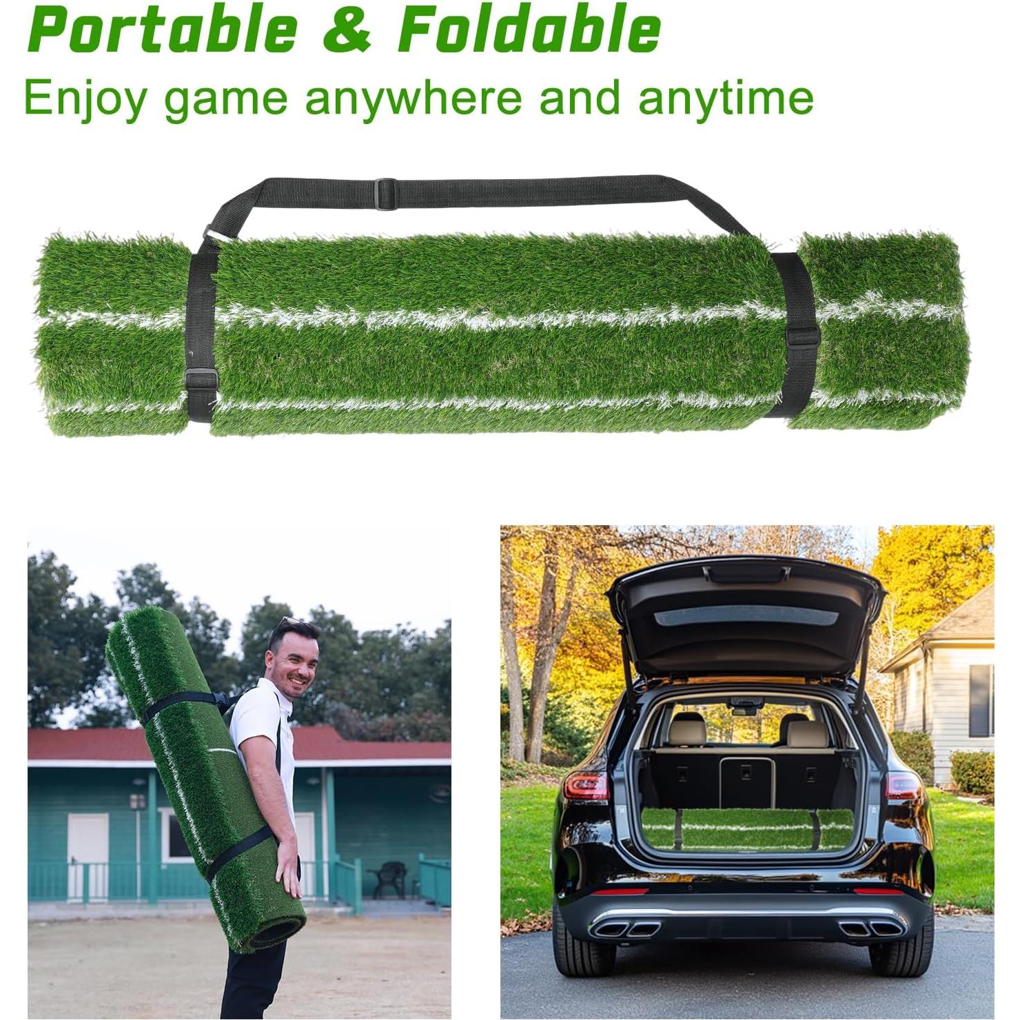 Alfombra de Golf DCQ DualTurf 5x4ft para Entrenamiento