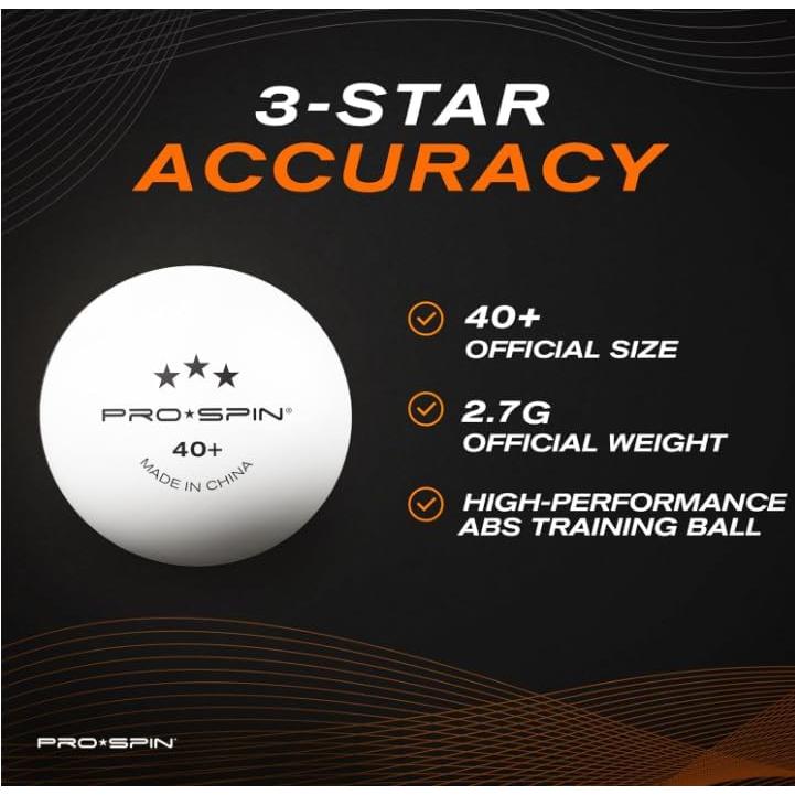 Set de Palas de Ping Pong PRO SPIN - 2 Jugadores, Pelotas 3 Estrellas
