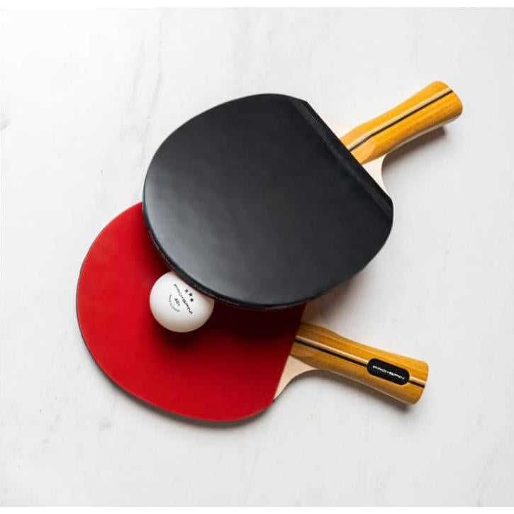 Set de Palas de Ping Pong PRO SPIN - 2 Jugadores, Pelotas 3 Estrellas
