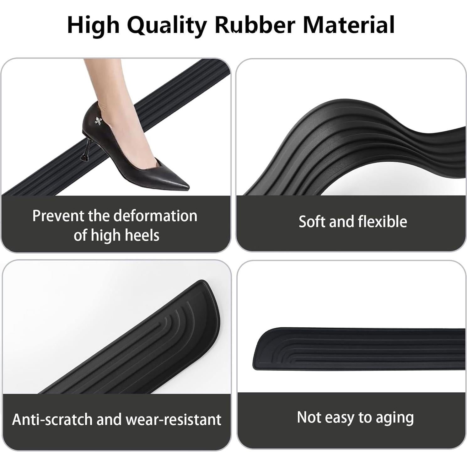 Protector de Umbral de Puerta DREOOCAR 51.8x4cm Negro