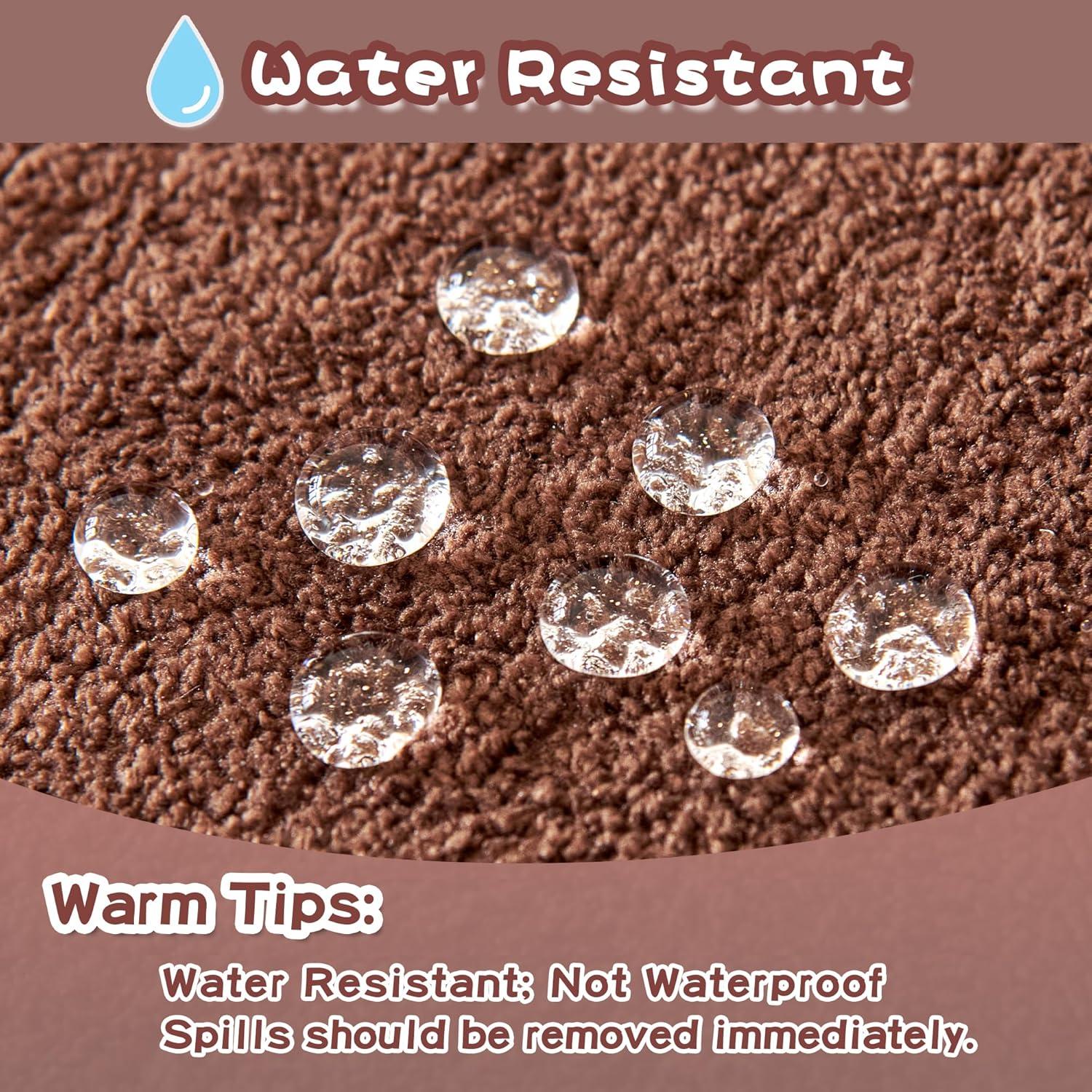 MYSKY HOME Funda de Sofá Antideslizante Chocolate 180x300 cm