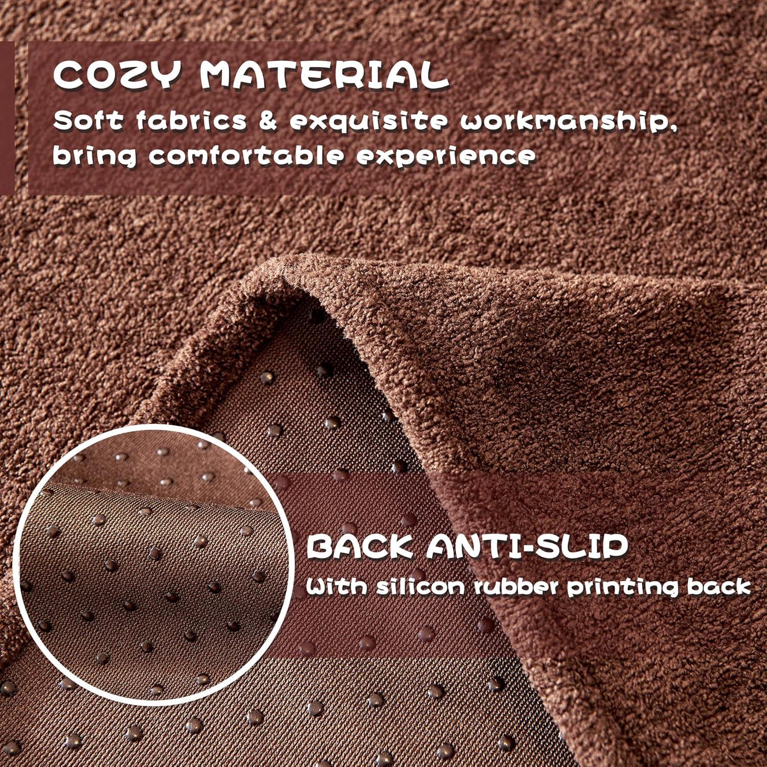 MYSKY HOME Funda de Sofá Antideslizante Chocolate 180x300 cm