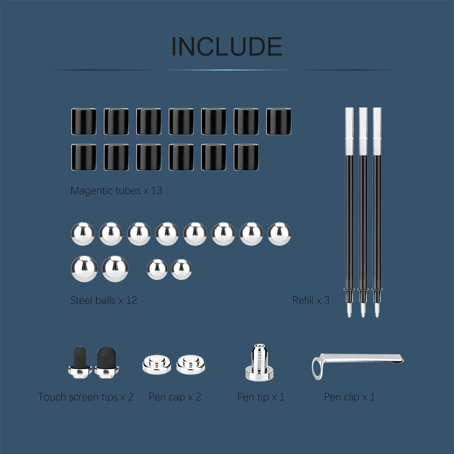 Bolígrafo Magnético Antiestrés 1666 Multifuncional 181g