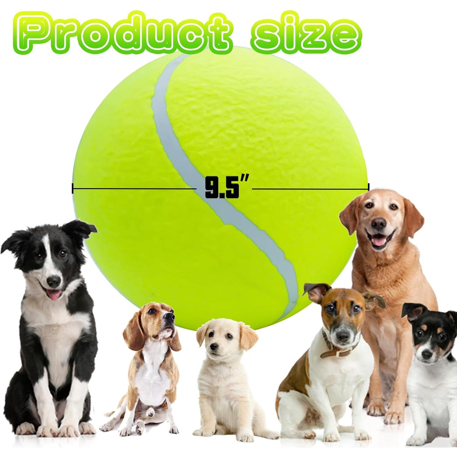 Pelota de Tenis Gigante Banfeng para Perros 24 cm Amarillo