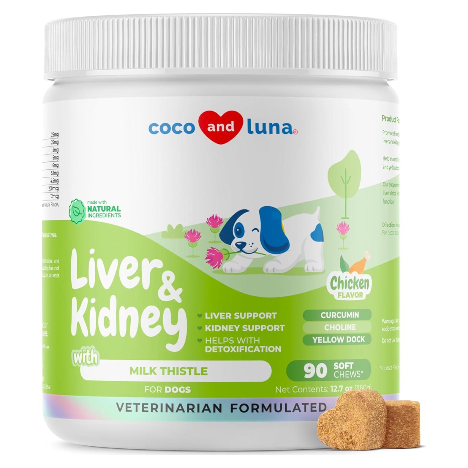 Suplemento Hepático para Perros Cardo Mariano 90 Galletas