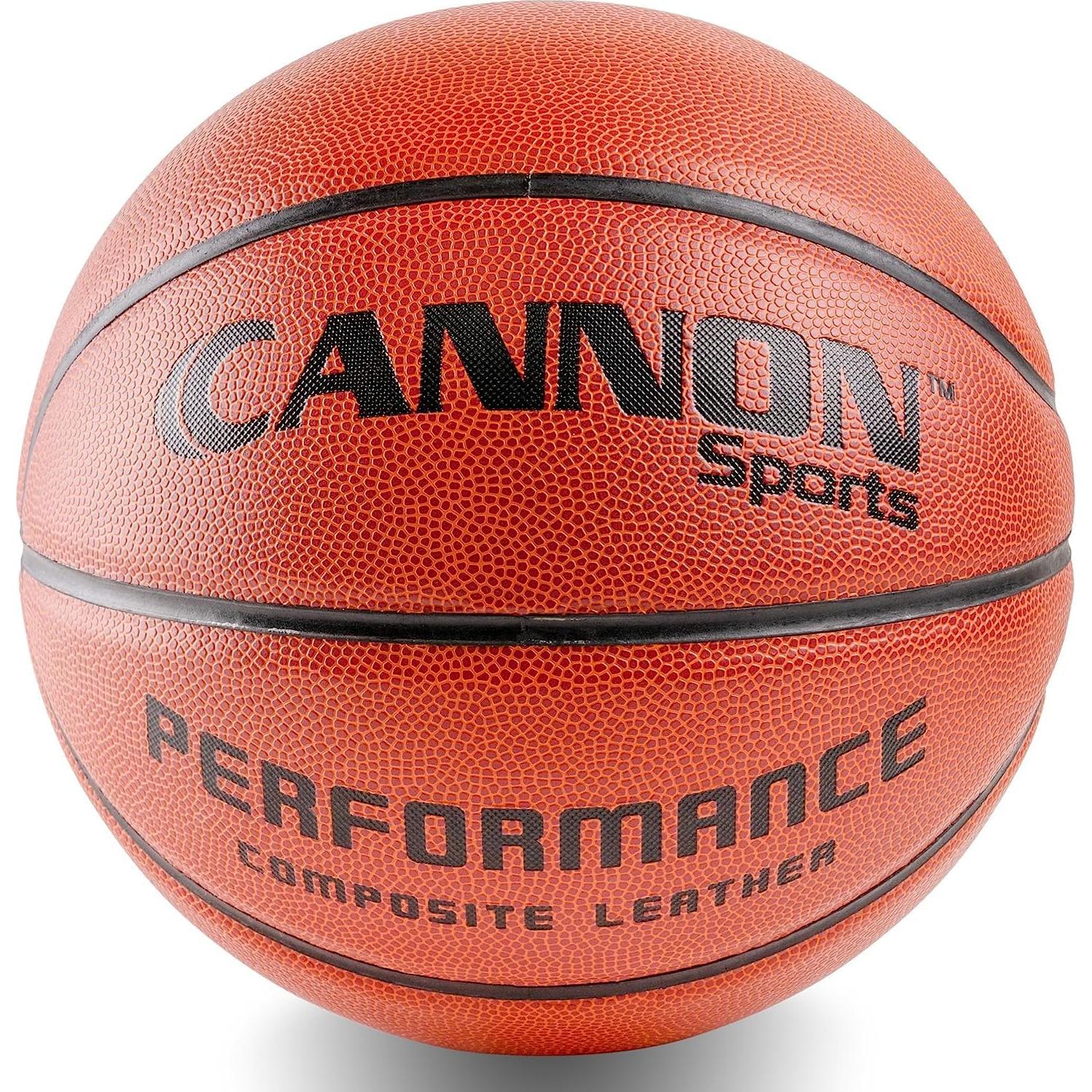 Balón de Baloncesto Cannon Sports Tamaño 7 Cuero Compuesto