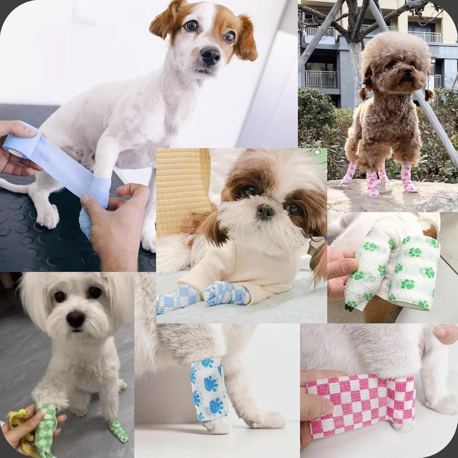 Venda Autoadhesiva Negra 2 Pulgadas IndigoCase - Paquete de 6 Rollos