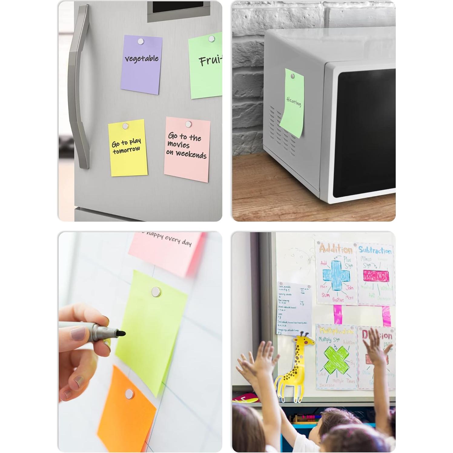 Imanes de Neodimio SMARTAKE 45 Pcs 10x2.6mm Plata